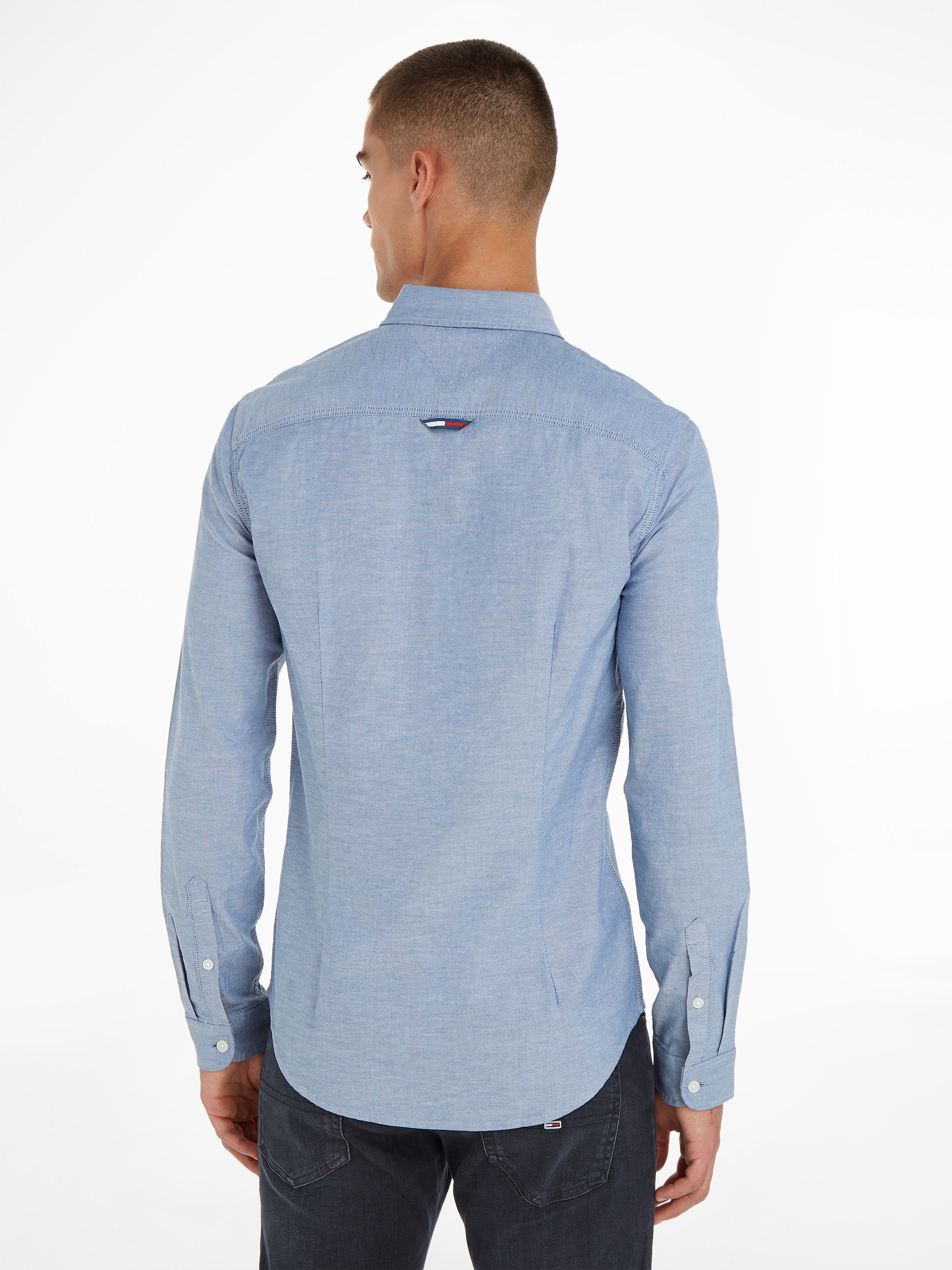 Tommy Jeans Langarmhemd »TJM SLIM STRETCH OXFORD SHIRT« ▷ kaufen | BAUR | Freizeithemden