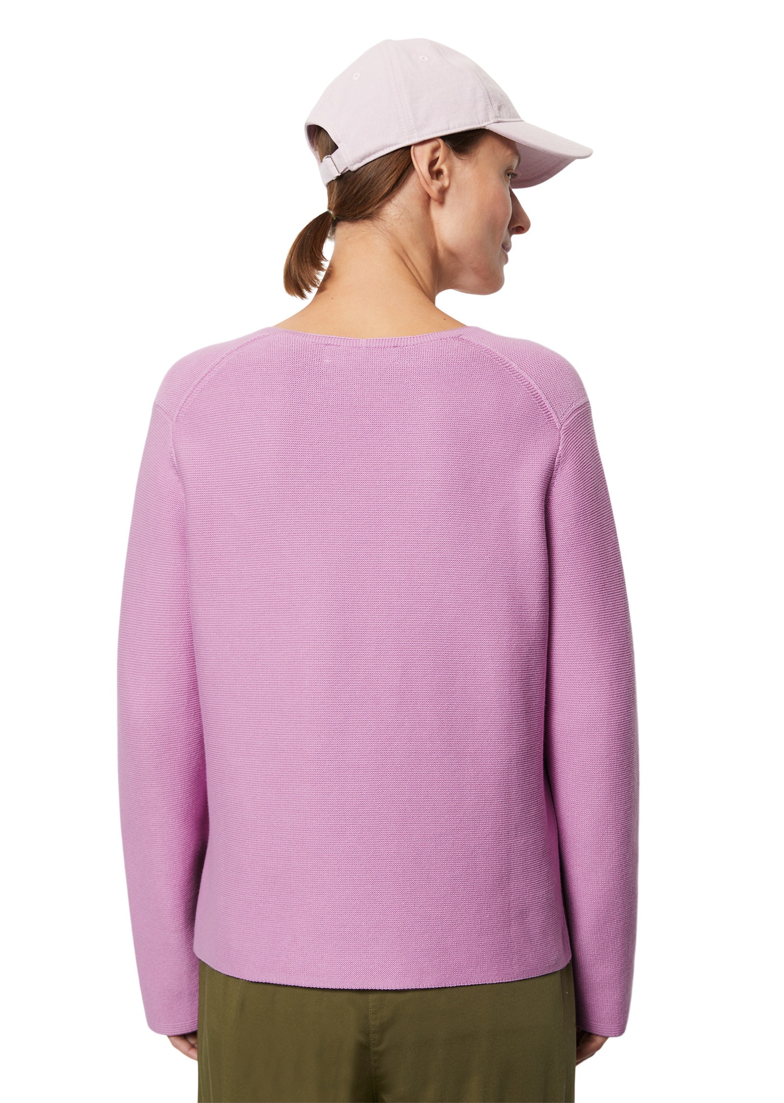 Marc O'Polo V-Ausschnitt-Pullover »aus Organic Cotton«