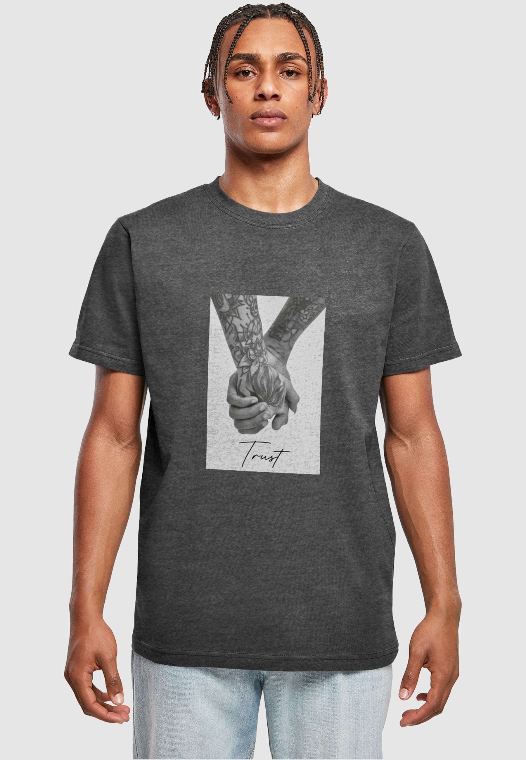 MisterTee Kurzarmshirt »MisterTee Herren Trust 2.0 Tee«, (1 tlg.)