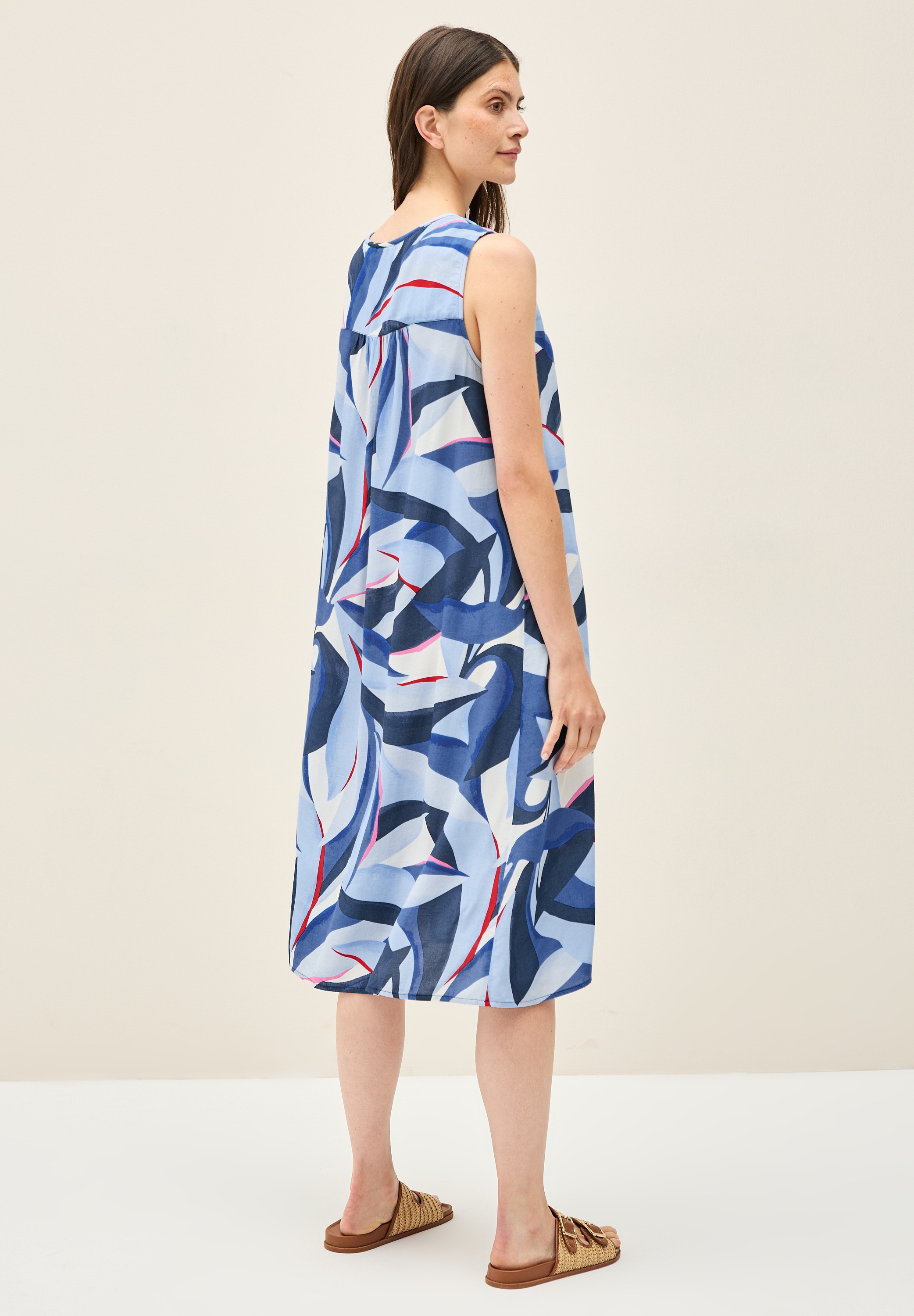 Cecil Midikleid Ohne Taschen ärmellos, mit grafischem Muster günstig online kaufen