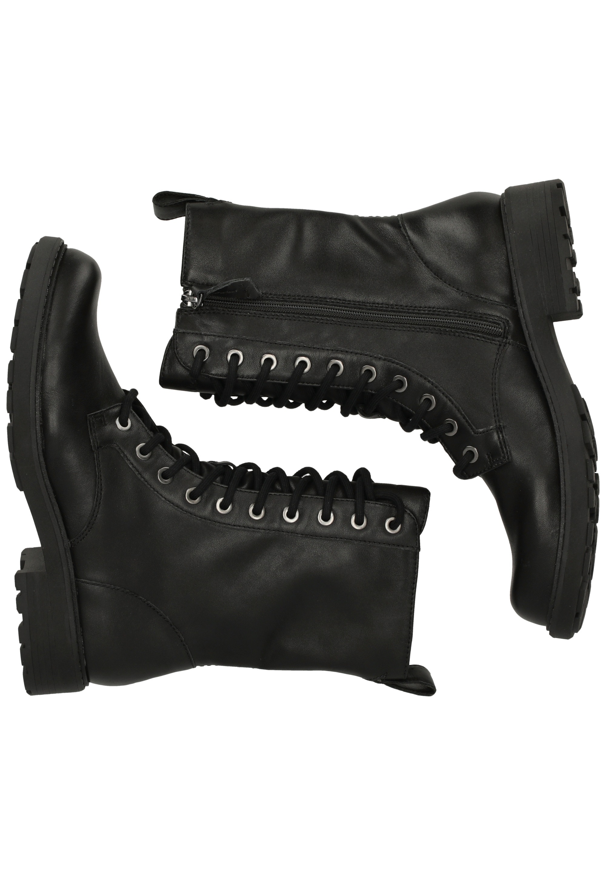 Clarks Stiefel »Orinoco2 Style Black Leather«  mit profilierter Sohle für guten Halt