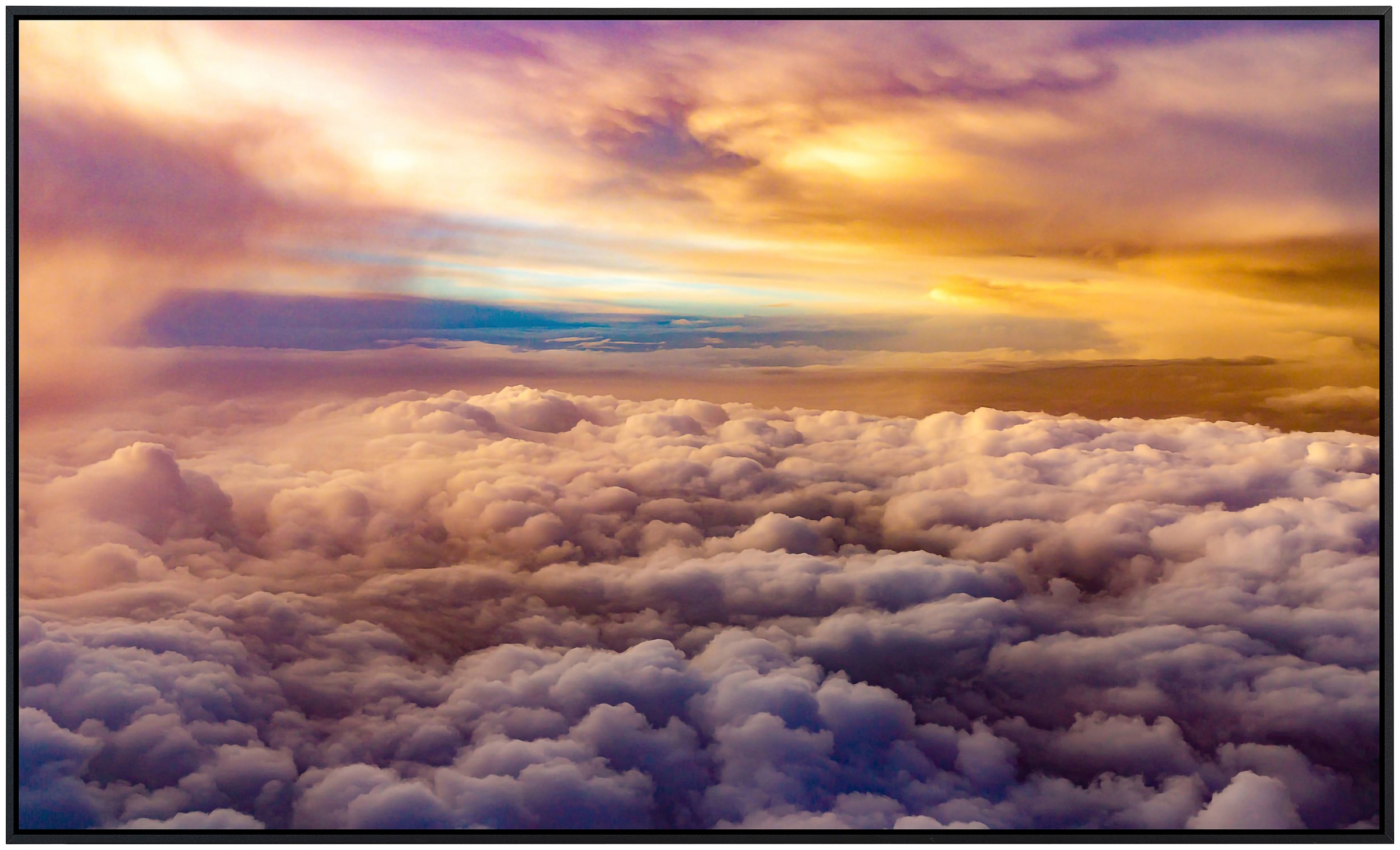 Papermoon Infrarotheizung »Ansicht über Wolken«, sehr angenehme Strahlungswärme