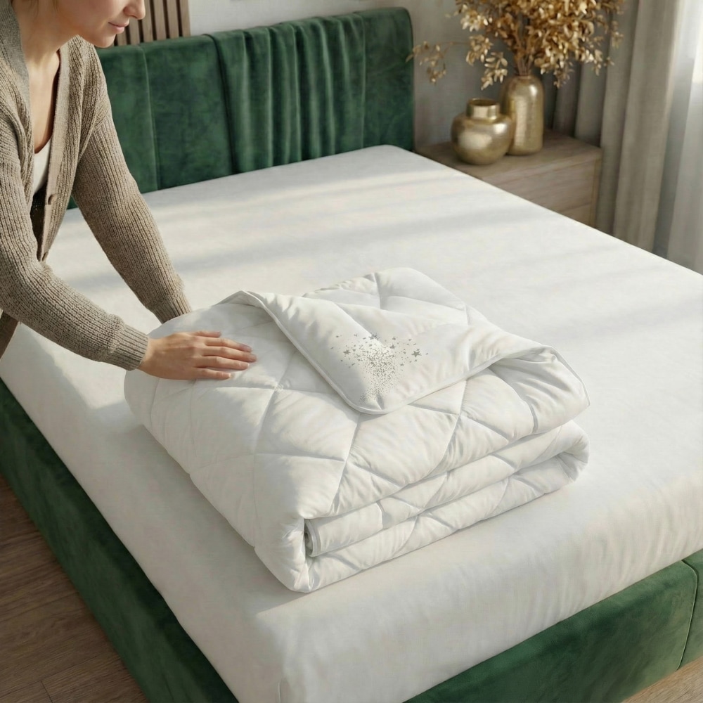 OTTO home Microfaserbettdecke »Baca, Bettdecke 135x200 cm, 155x220 cm und weitere Größen« leicht Füllung aushochwertiger6D-Hohlfaser Bezug Polyester 1 Stk. tlg. Bettdecken, Sommer, Winter, 4-Jahreszeiten, Decke