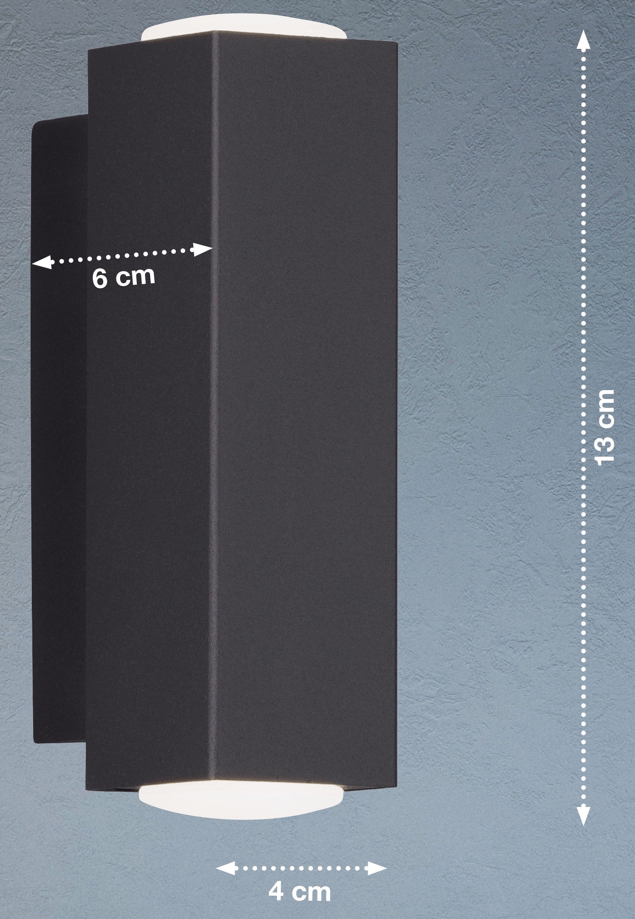 FISCHER & HONSEL LED Wandleuchte »Carlo«, 2 flammig, Leuchtmittel LED-Modul | LED fest integriert