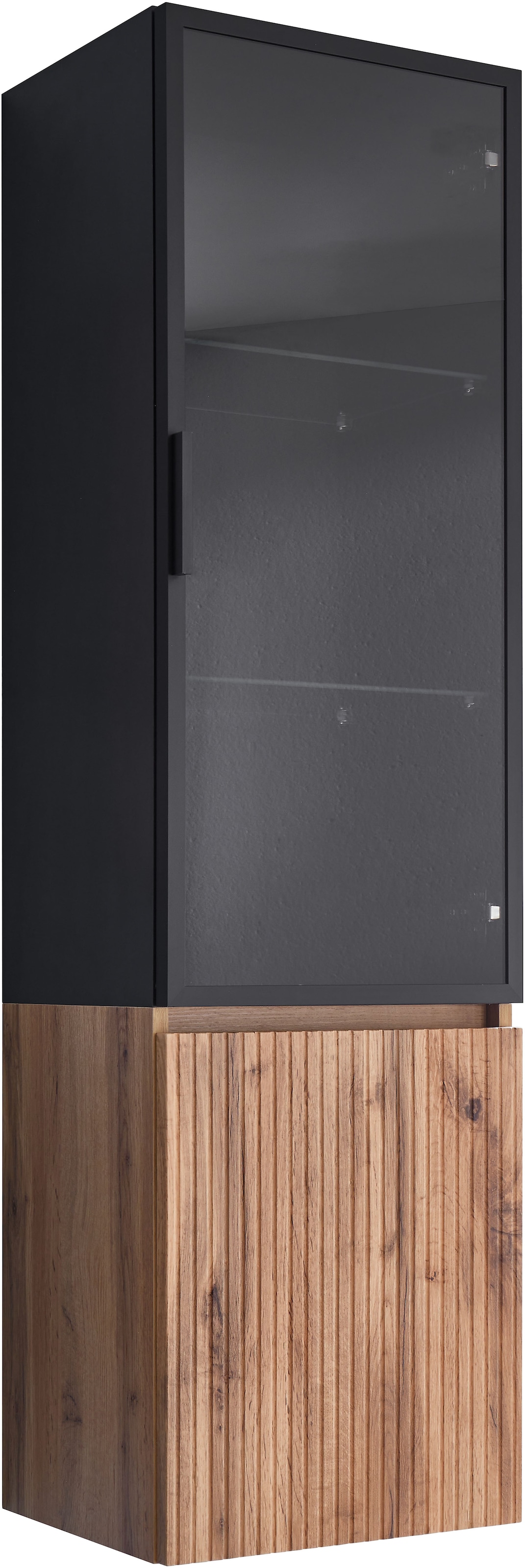 BASIC by Balculina Hochschrank »Loris BxHxT 40x140x32 cm« 1 Stk. tlg. Breite 40cm, Softclose, Glastür