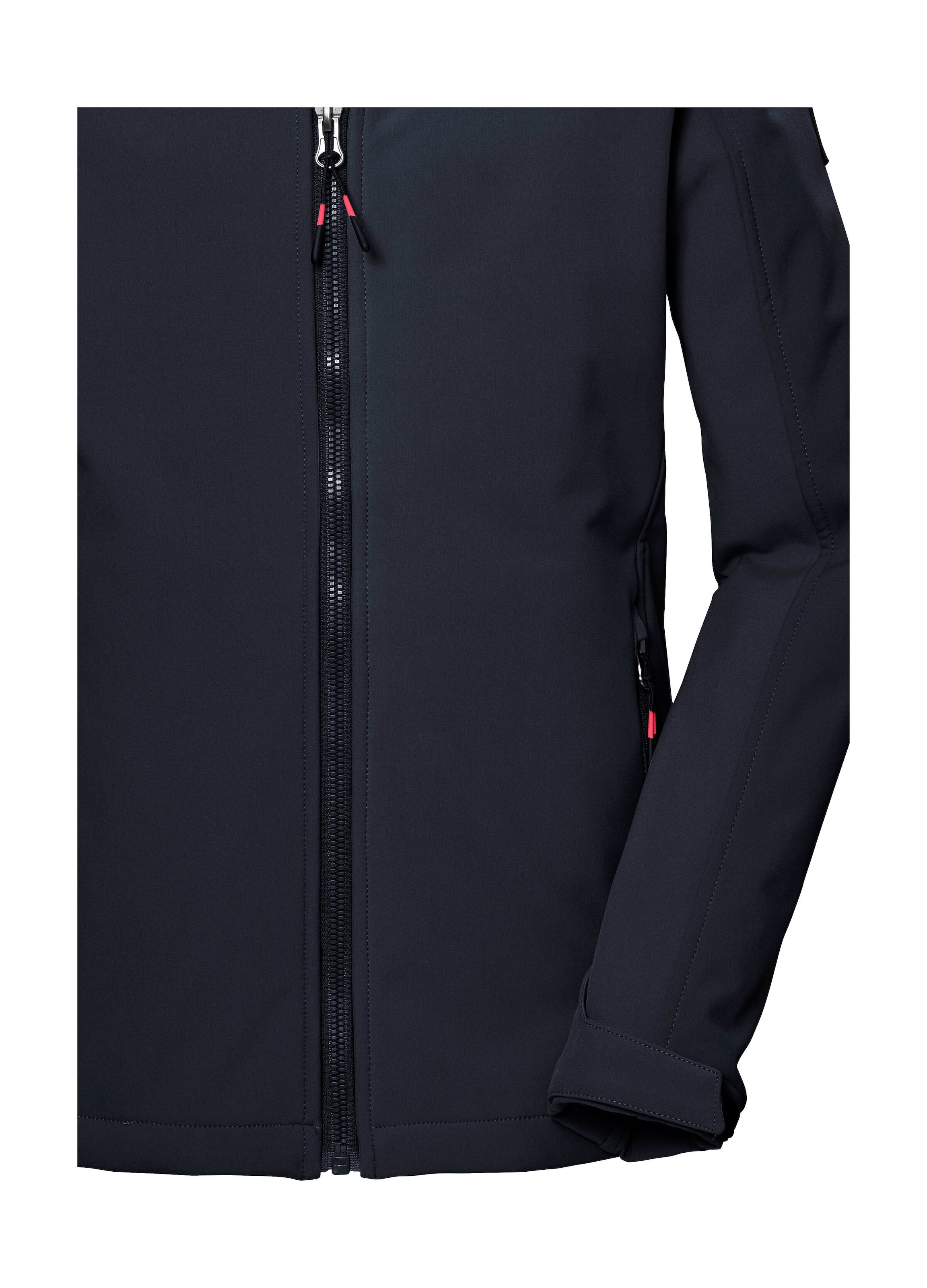 Killtec Softshelljacke »KOS 145 GRLS SFTSHLL JCKT«, Wind- und wasserabweisende Mädchenjacke, PFAS-frei, reflektierend