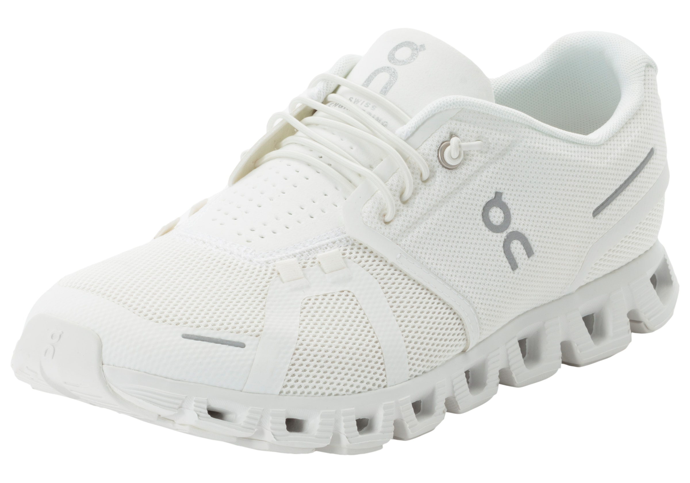 ON RUNNING Damen Sneaker "Cloud 5", Gr. 36all weiß, Textil, Schuhe