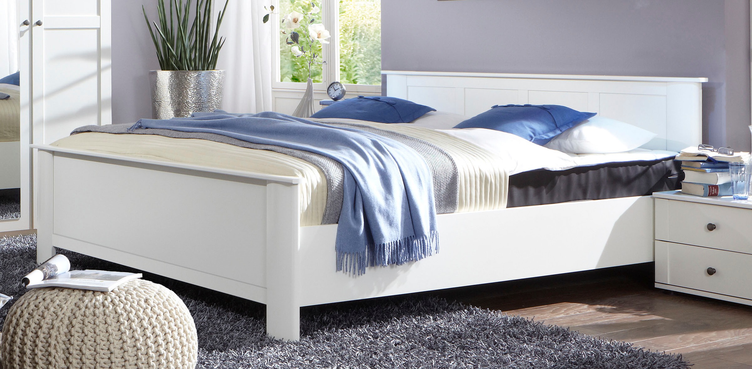 Wimex Bett "Chalet in verschiedenen Farben erhältlich" in den Breiten 100cm, 160cm & 180cm erhältlich