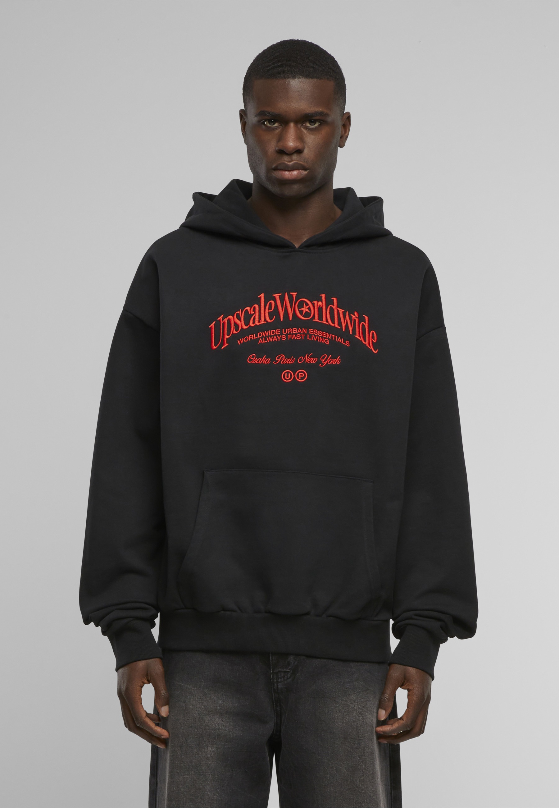 Upscale by Mister Tee Kapuzenpullover »Upscale by Mister Tee Upscale World Wide Heavy Oversize Hoody« 1 Stk.