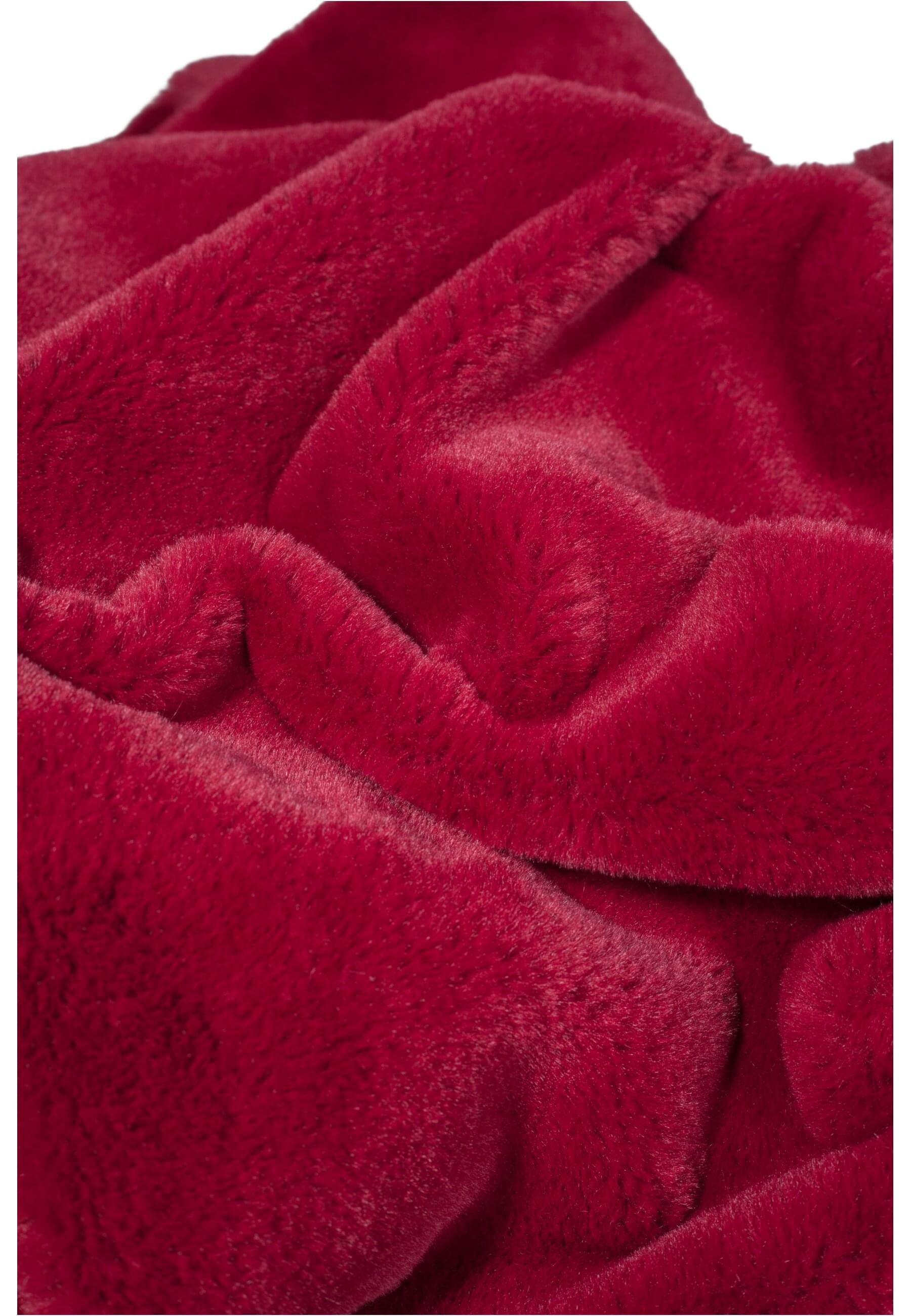 URBAN CLASSICS Rundhalspullover »Urban Classics Damen Ladies Oversize Short Teddy Hoody«, (1 tlg.)