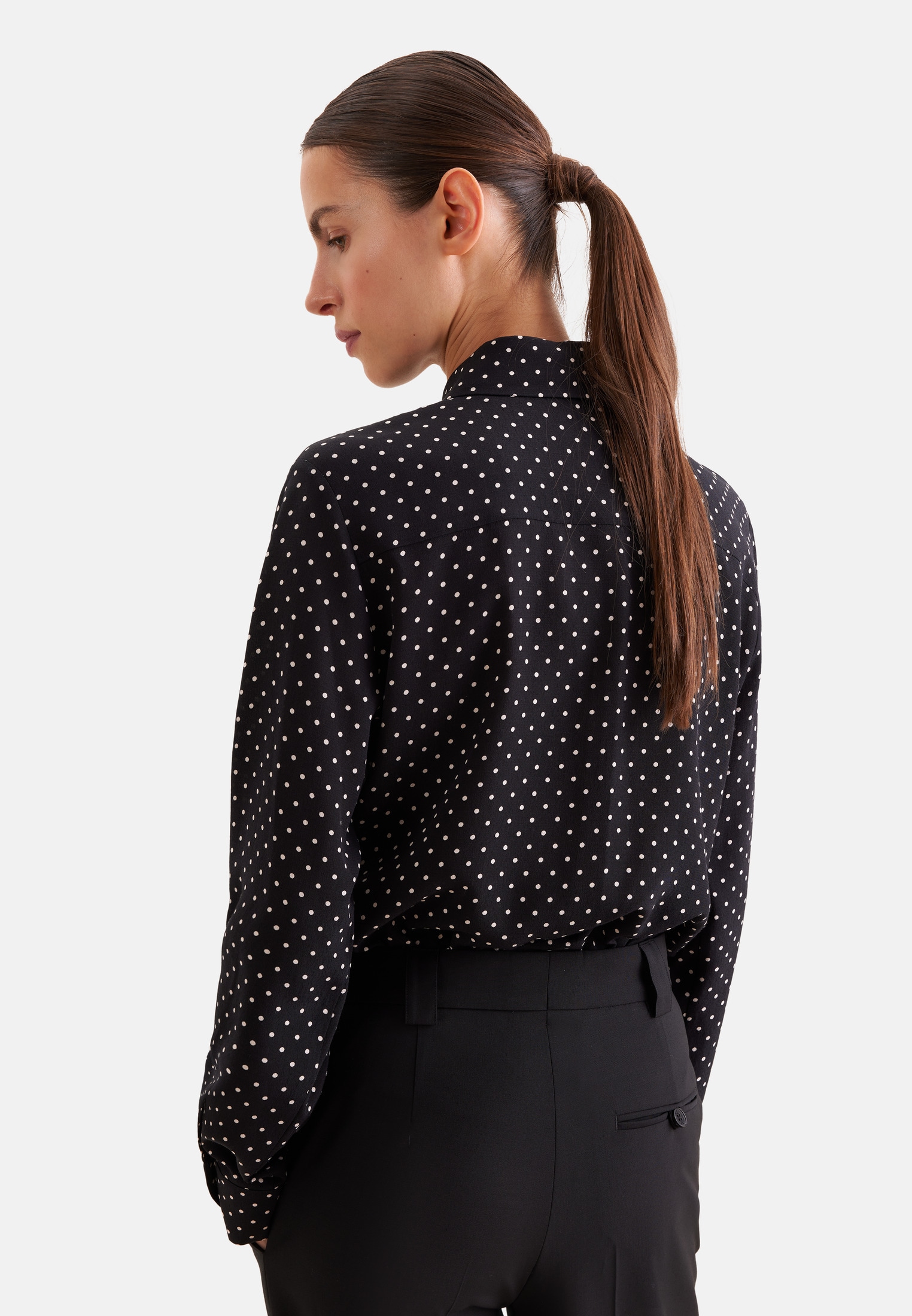 seidensticker Klassische Bluse 1/1 Kragen Druck