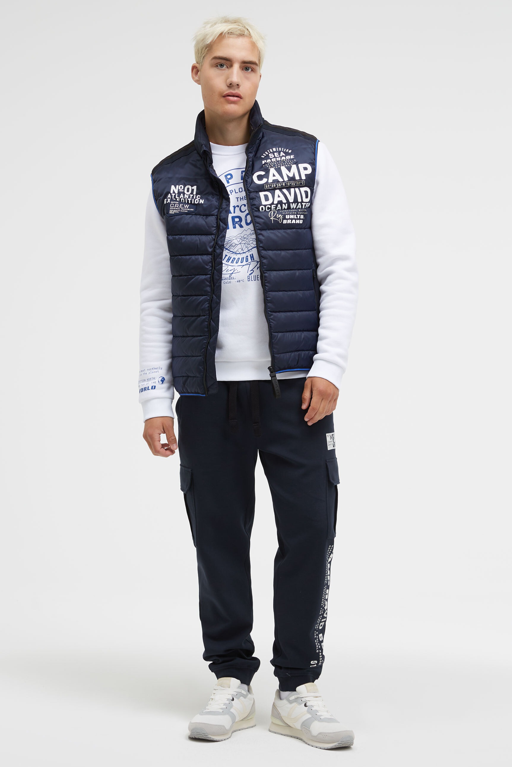 Thumbnail - CAMP DAVID Steppweste mit Windfangleiste