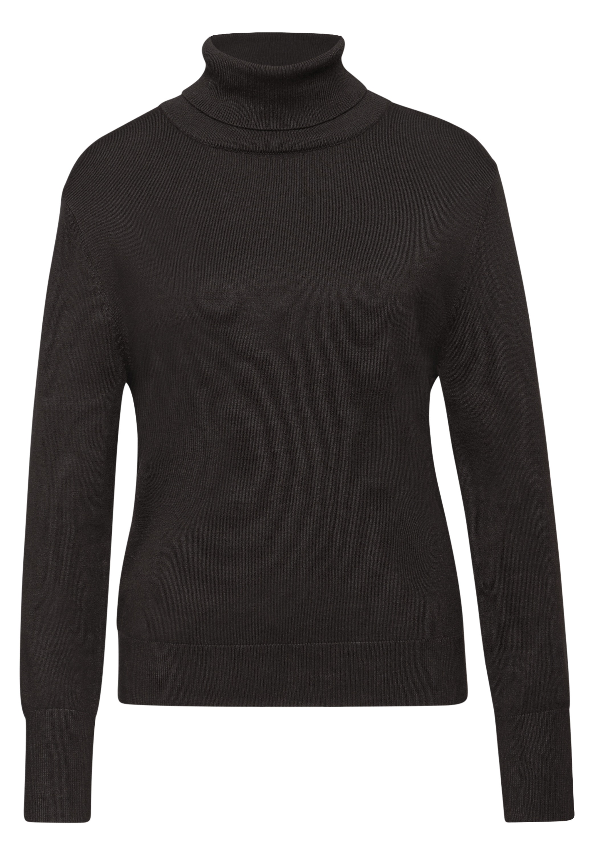 STREET ONE Rollkragenpullover, mit Strick-Struktur