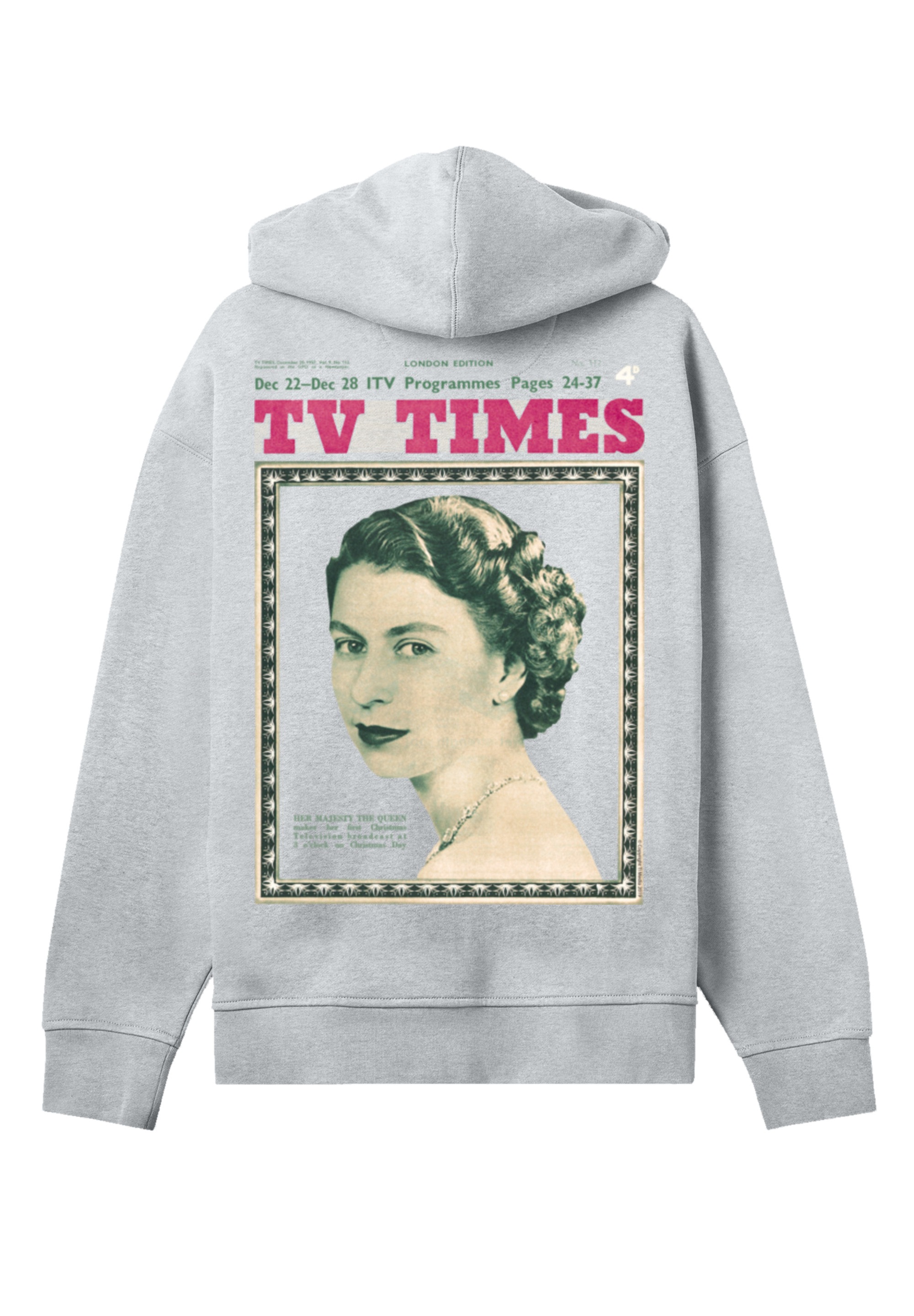 F4NT4STIC Kapuzenpullover "TV Times Queen Elizabeth II 1957 Cover", Premium günstig online kaufen