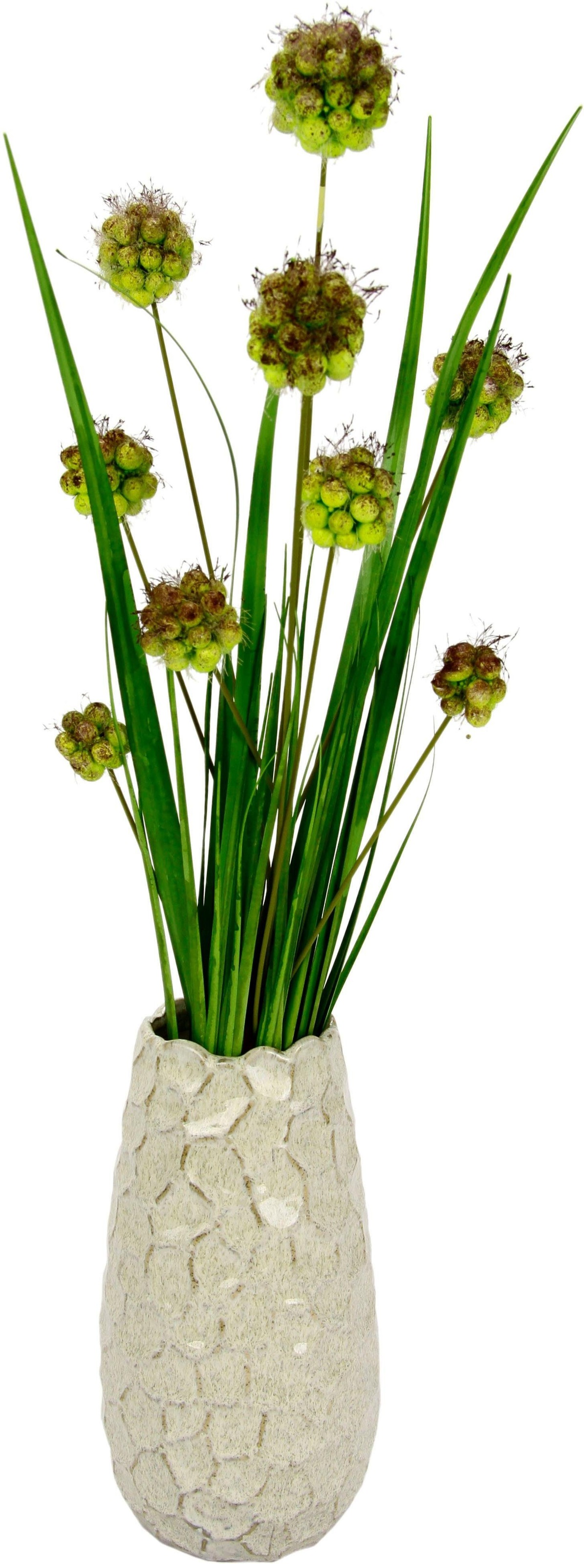 I.GE.A. Kunstgras »Alliumgrasbusch«, in Vase