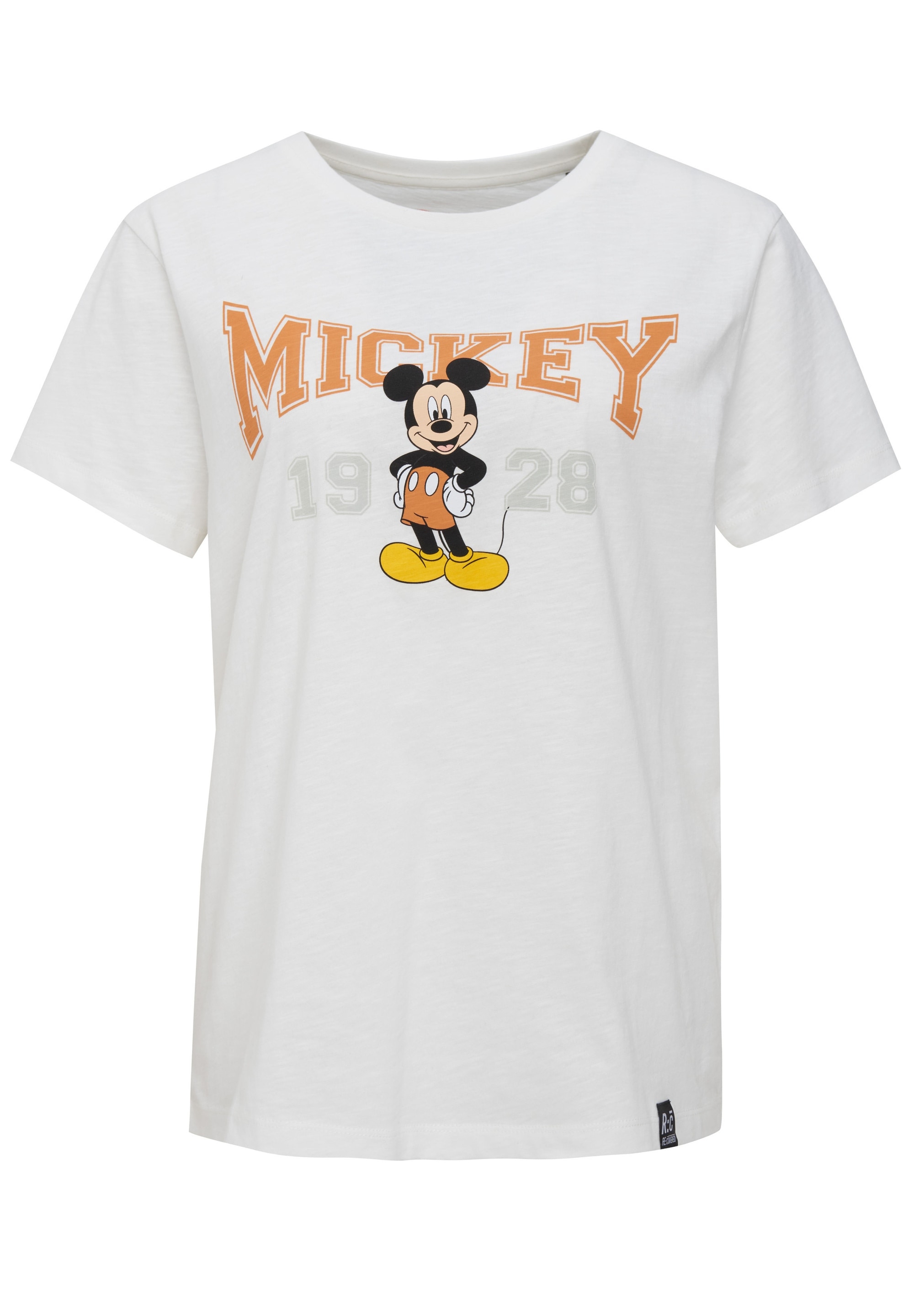 Recovered T-Shirt »Mickey Mouse Varsity«, (1 tlg.), mit coolem Mickey Mouse-Print