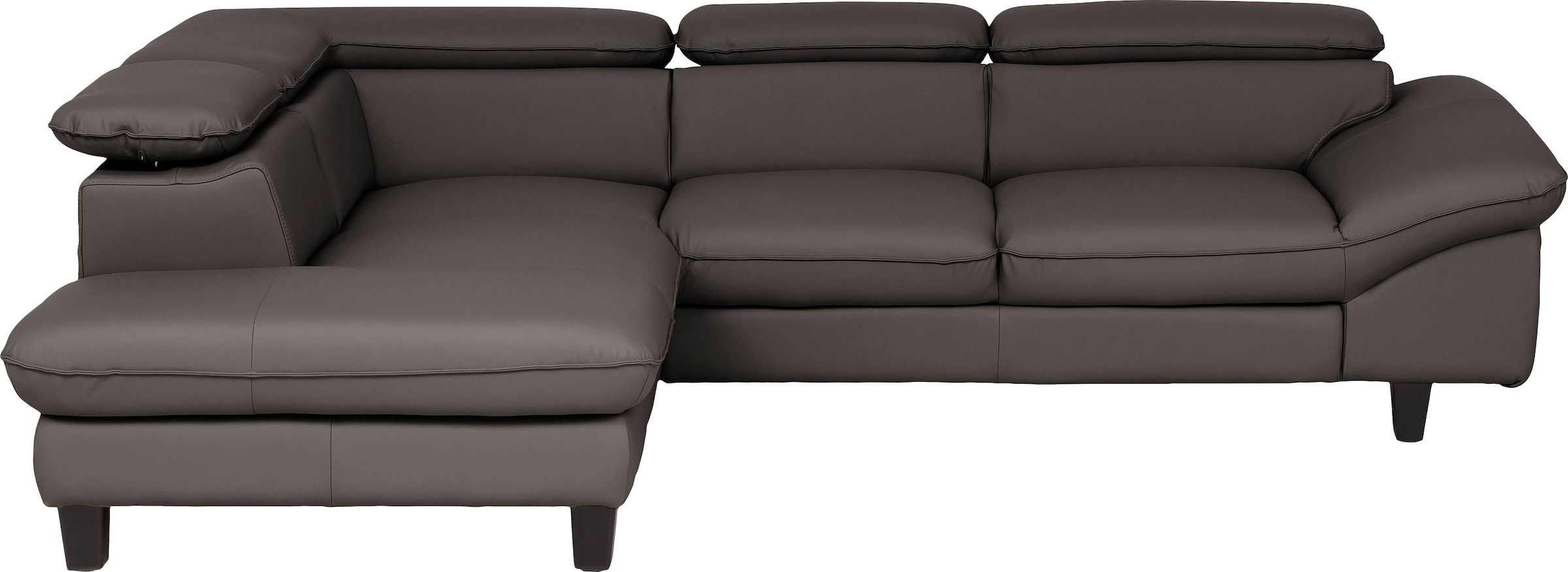 Home affaire Ecksofa »Pilot L-Form«, mit Kopfteilverstellung, optional Bettfunktion und Bettkasten