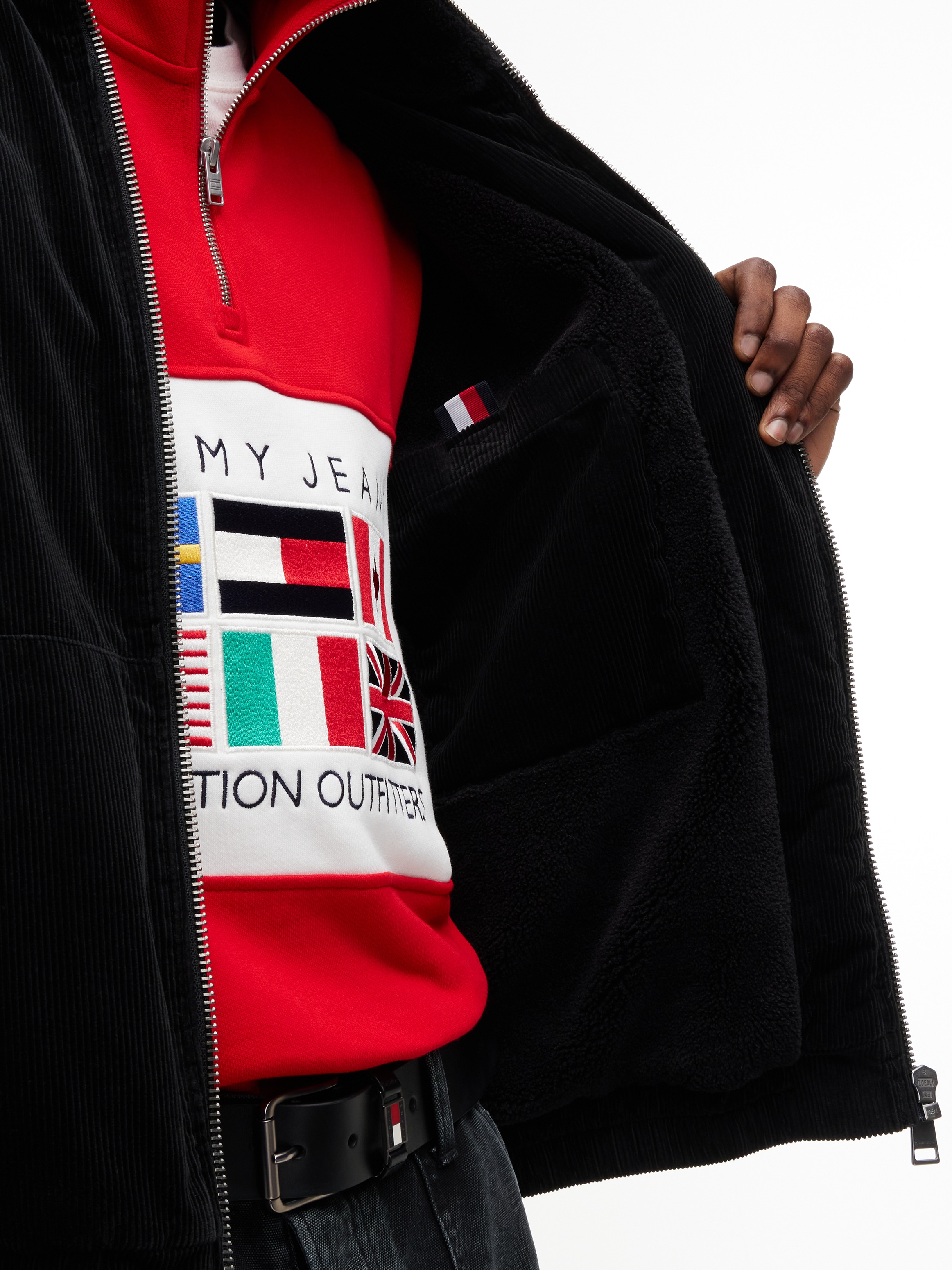 Tommy Jeans Cordjacke »TJM WASHED CORDUROY JACKET« gewaschene Optik, mit Fleece gefüttert