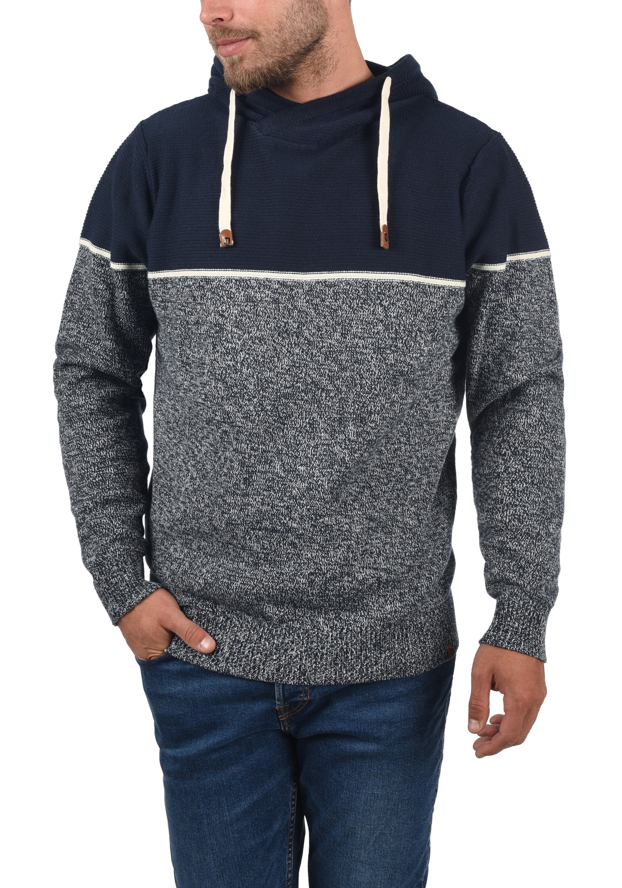 Indicode Kapuzenpullover IDLynde Strickpulli aus Feinstrick günstig online kaufen