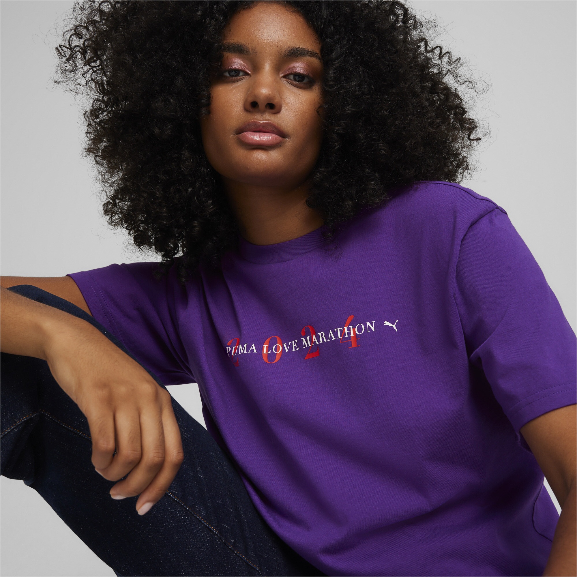 PUMA T-Shirt »LOVE MARATHON Grafik-T-Shirt Erwachsene«
