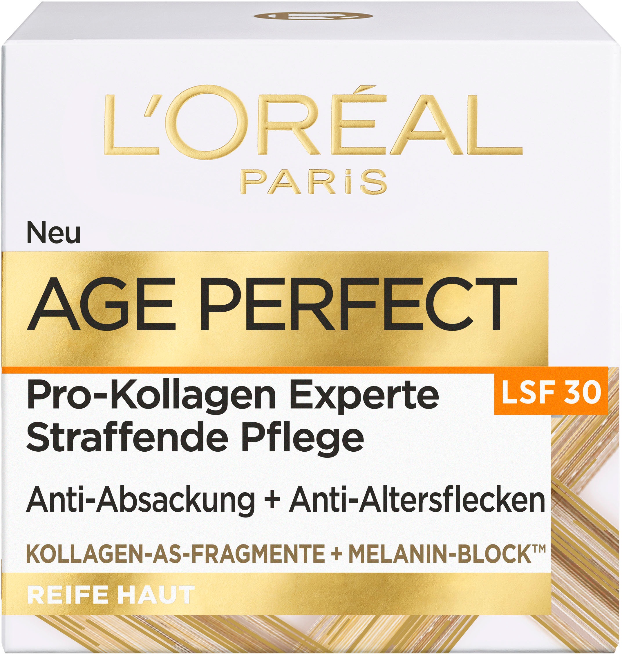 L'ORÉAL PARIS Tagescreme »Tagespflege Age Perfect LSF30«, mit Collagen