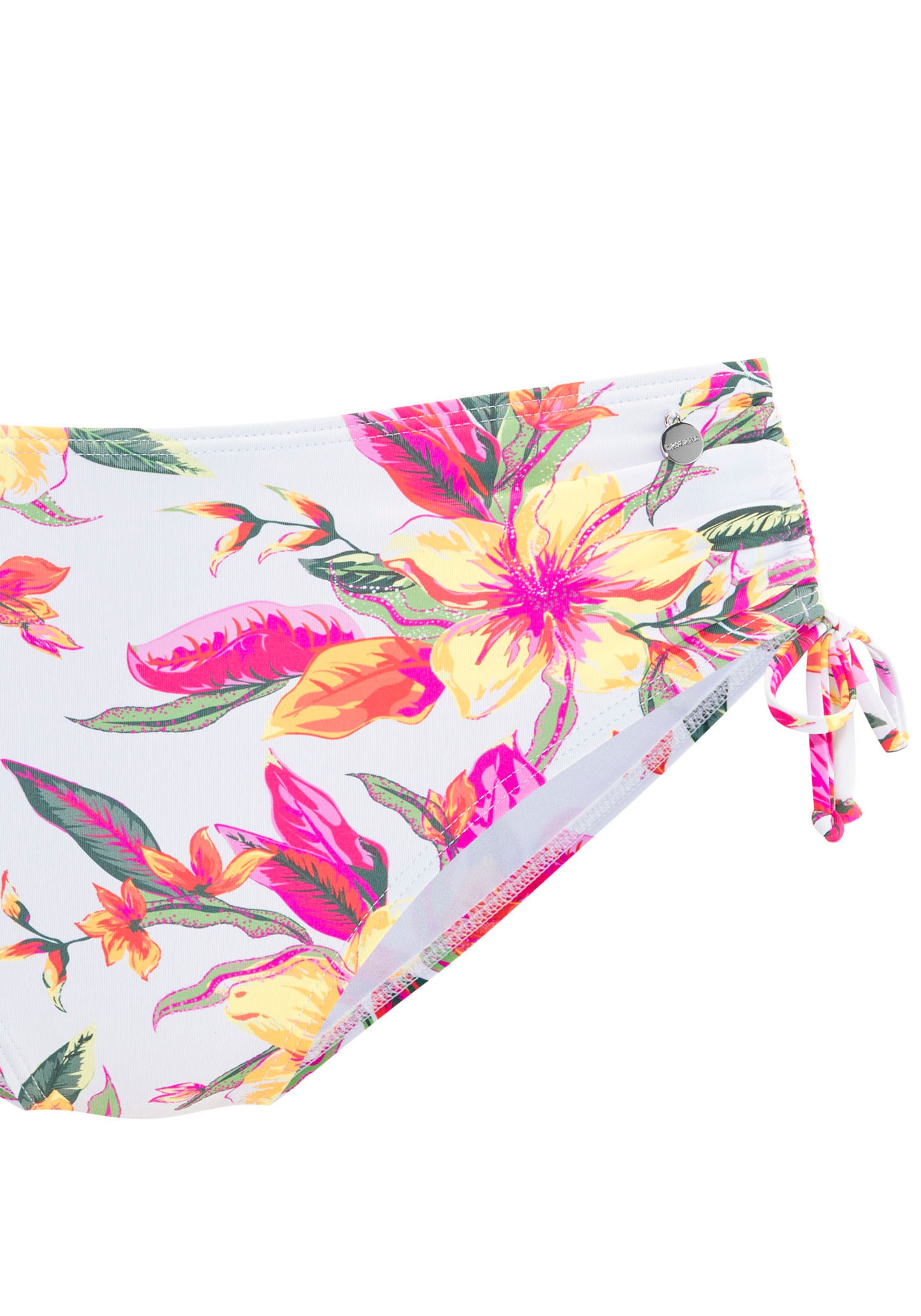 LASCANA Bikini-Hose »Malia«, mit seitlicher Raffung mit tropischem Print