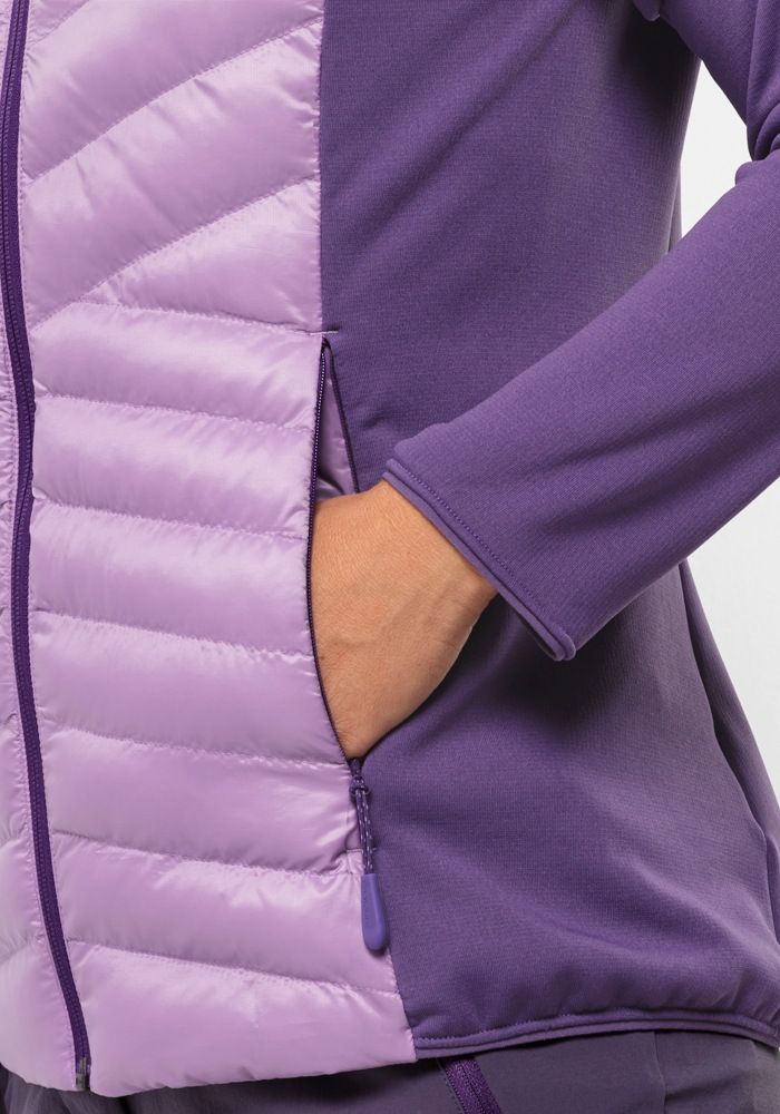 Jack Wolfskin Hybridjacke »ROUTEBURN PRO HYBRID W«, mit Kapuze