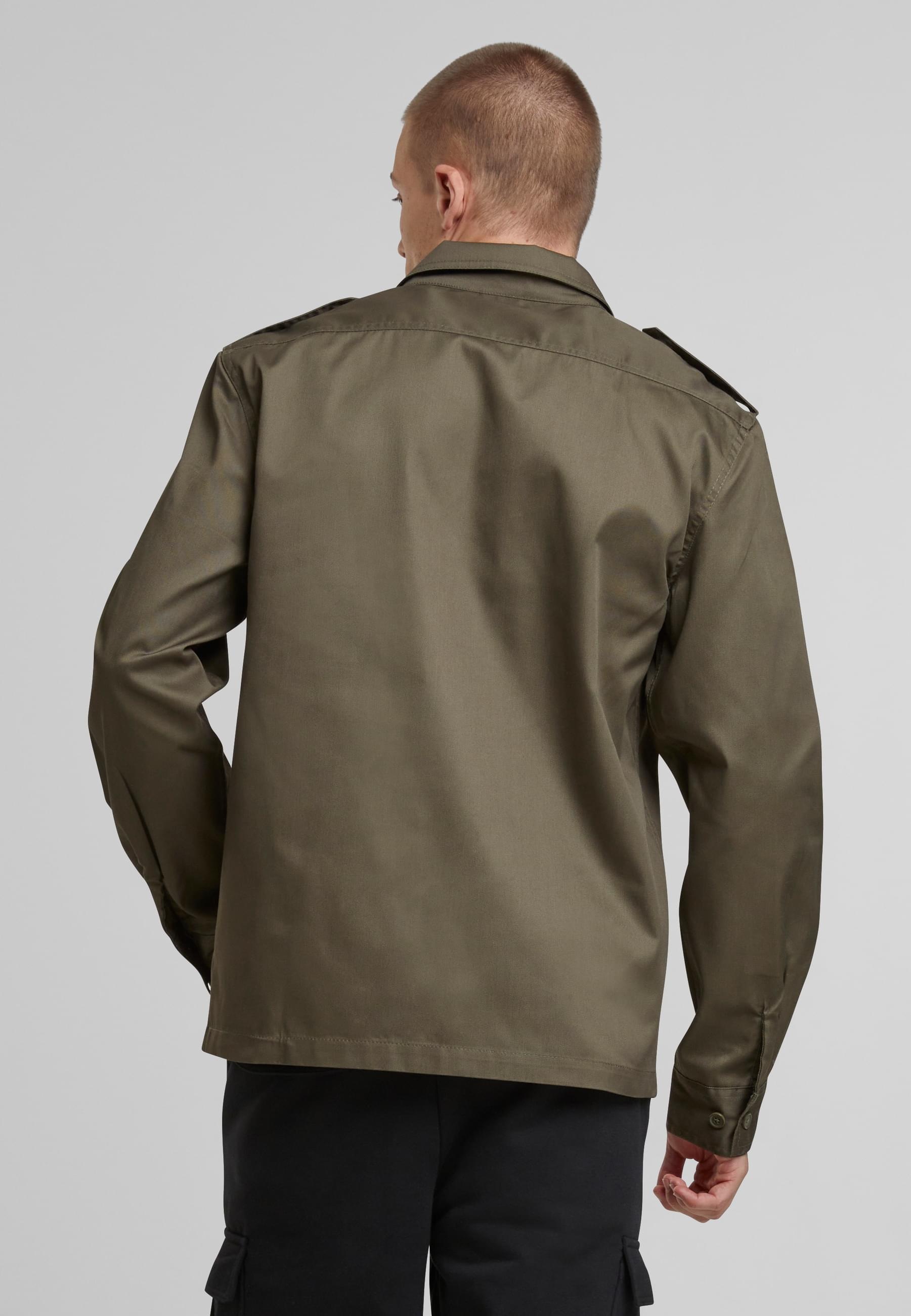 Brandit Langarmhemd »Brandit Herren US Shirt«, (1 tlg.)