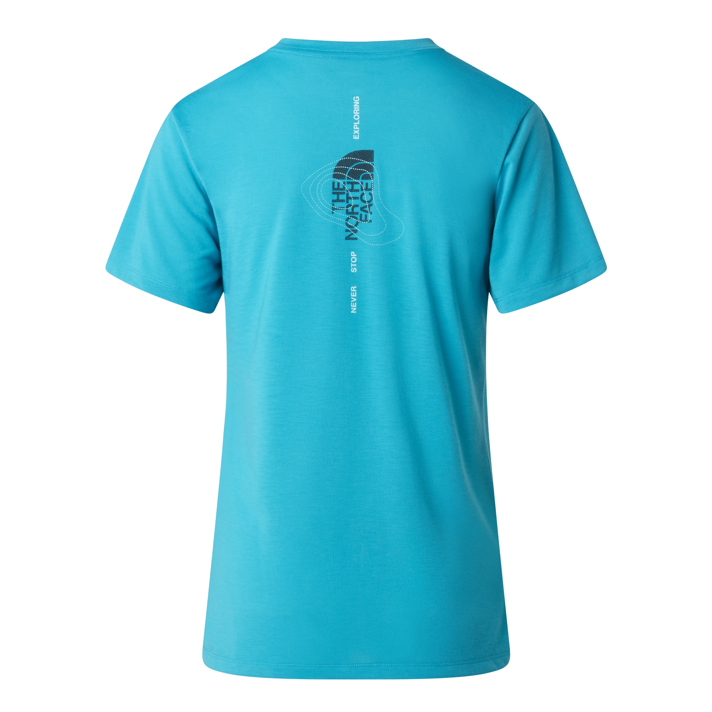The North Face T-Shirt »W BITMAP LOGO SHORT SLEEVES TEE-GRAPHIC« sportlicher Stil, Kurzarm, für Sportmode und Outdoormode