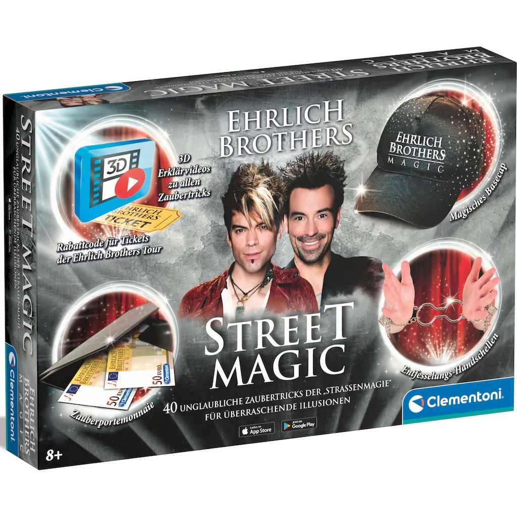 Clementoni® Zauberkasten »Ehrlich Brothers, Street Magic«