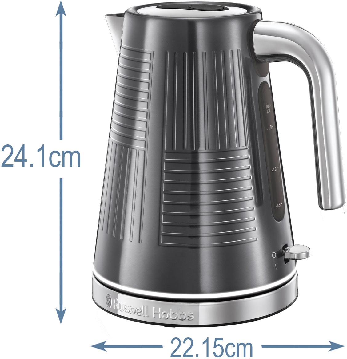 RUSSELL HOBBS Wasserkocher »Geo Steel 25240-70«, 1,7 l, 2400 W