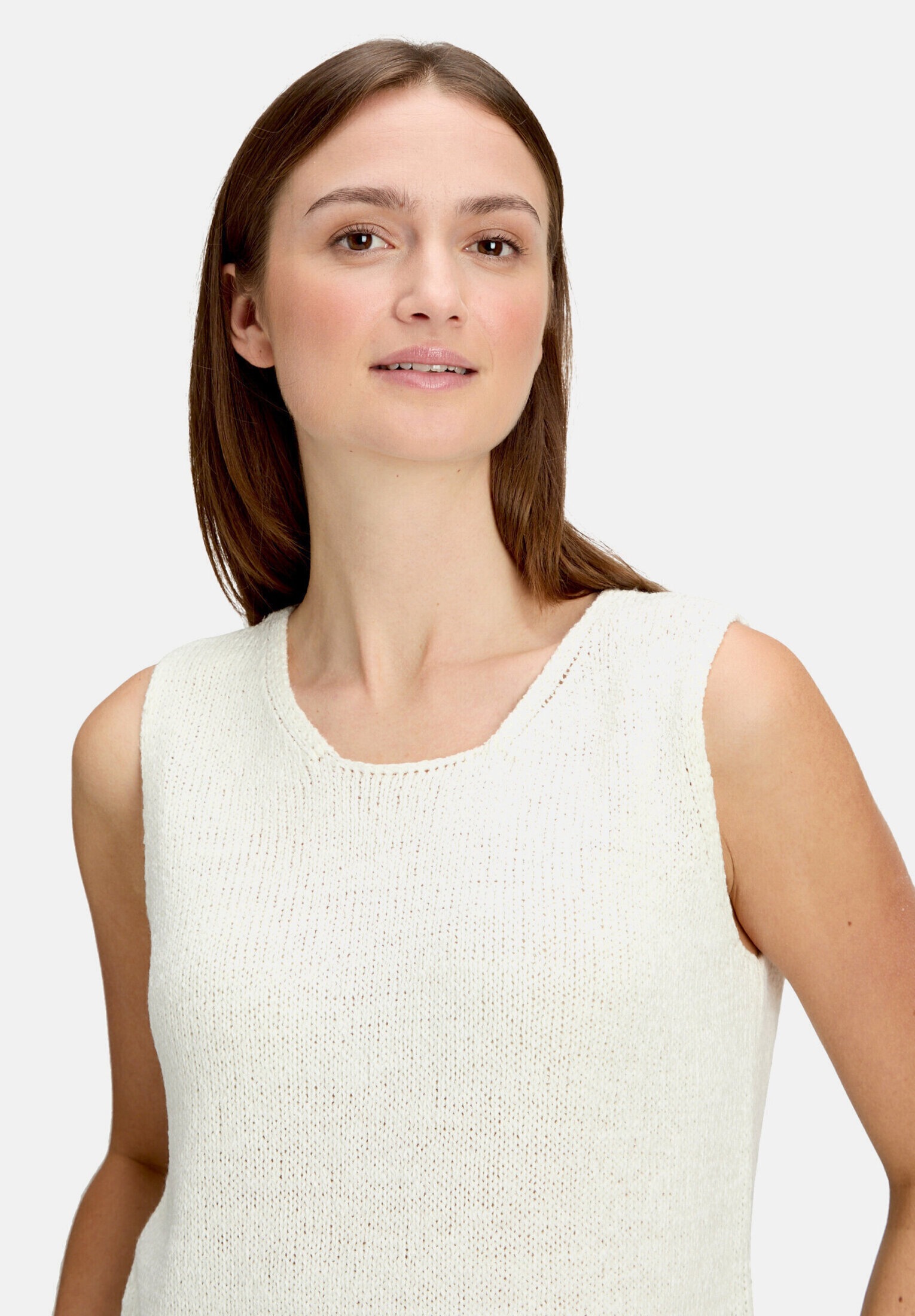Betty&Co Stricktop »Damen mit Rundhalsausschnitt«
