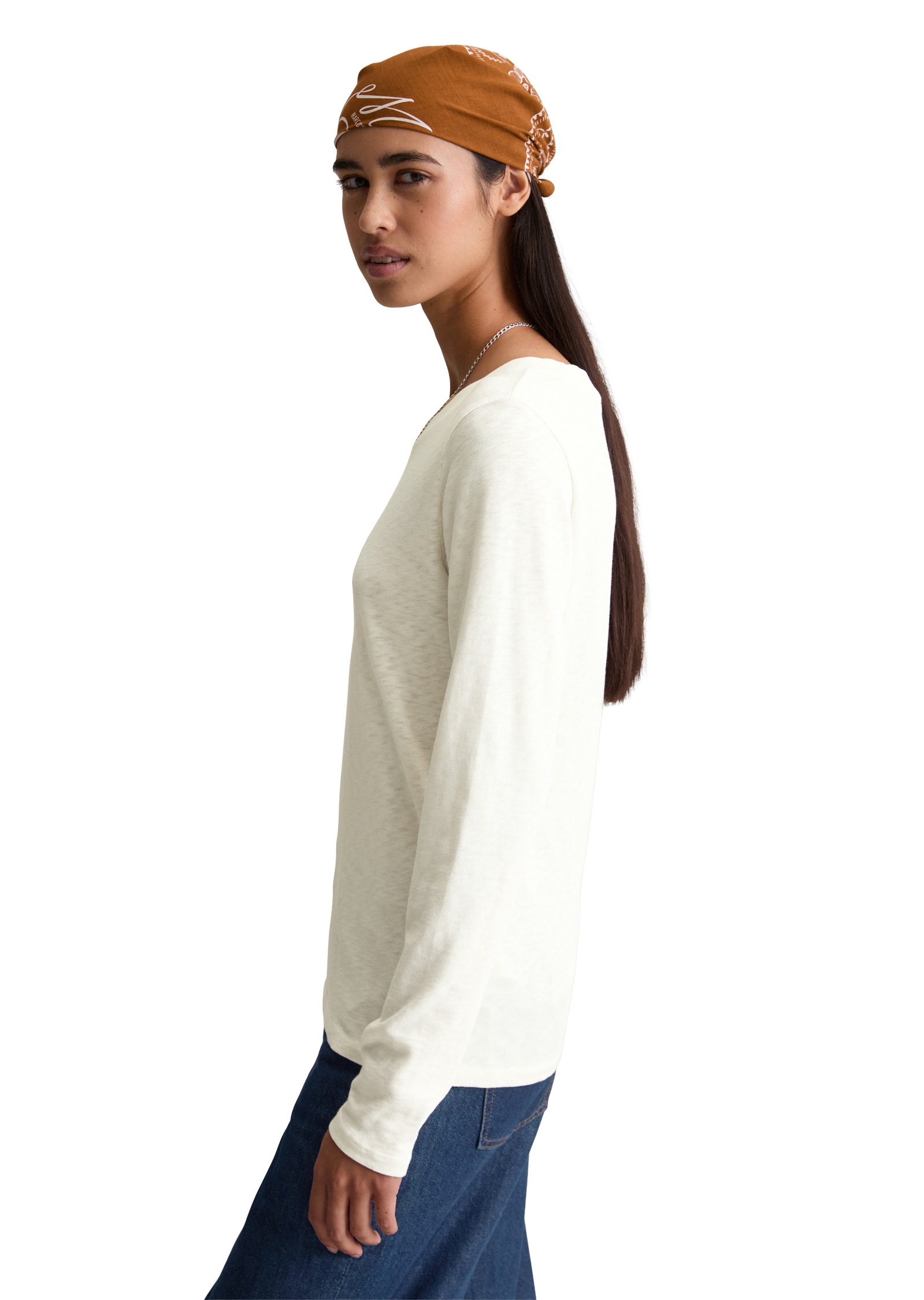 Marc O'Polo DENIM Langarmshirt »aus Heavy Slub Jersey«