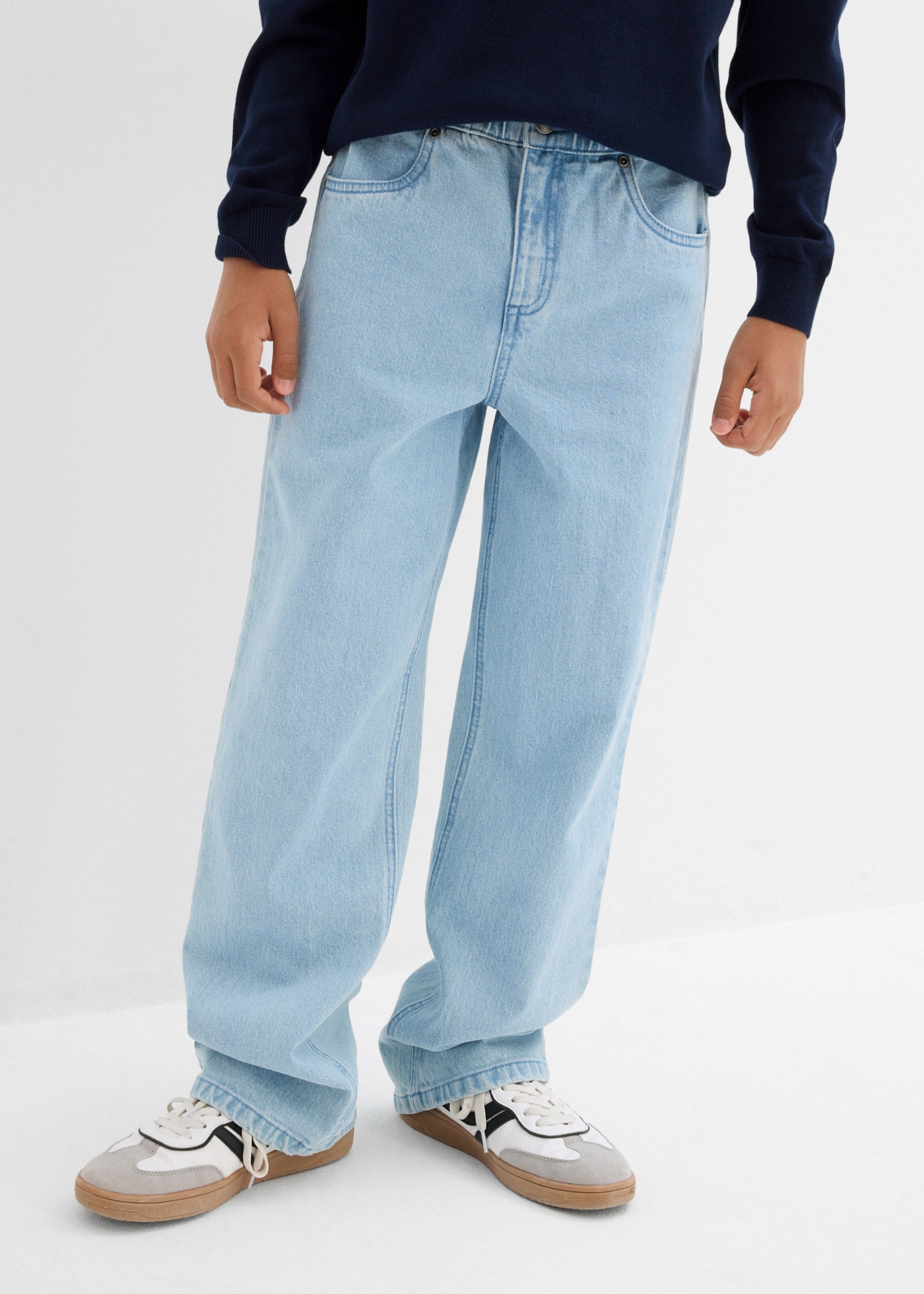 bonprix Loose-fit-Jeans mit leichter Waschung, weit geschnittenes Bein, für Jungen