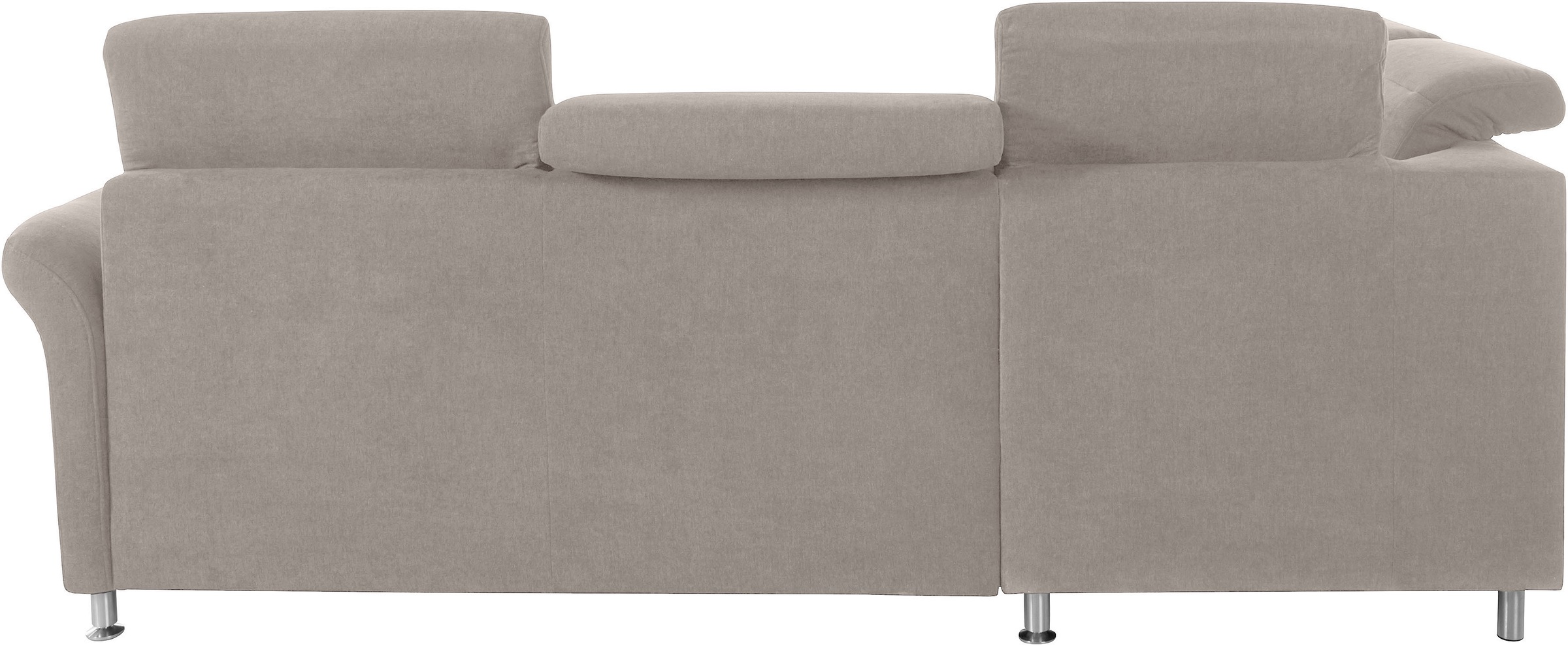sit&more Ecksofa »Darwin L-Form«, inklusive Federkern, wahlweise mit Kopfteilverstellung, Bettfunktion