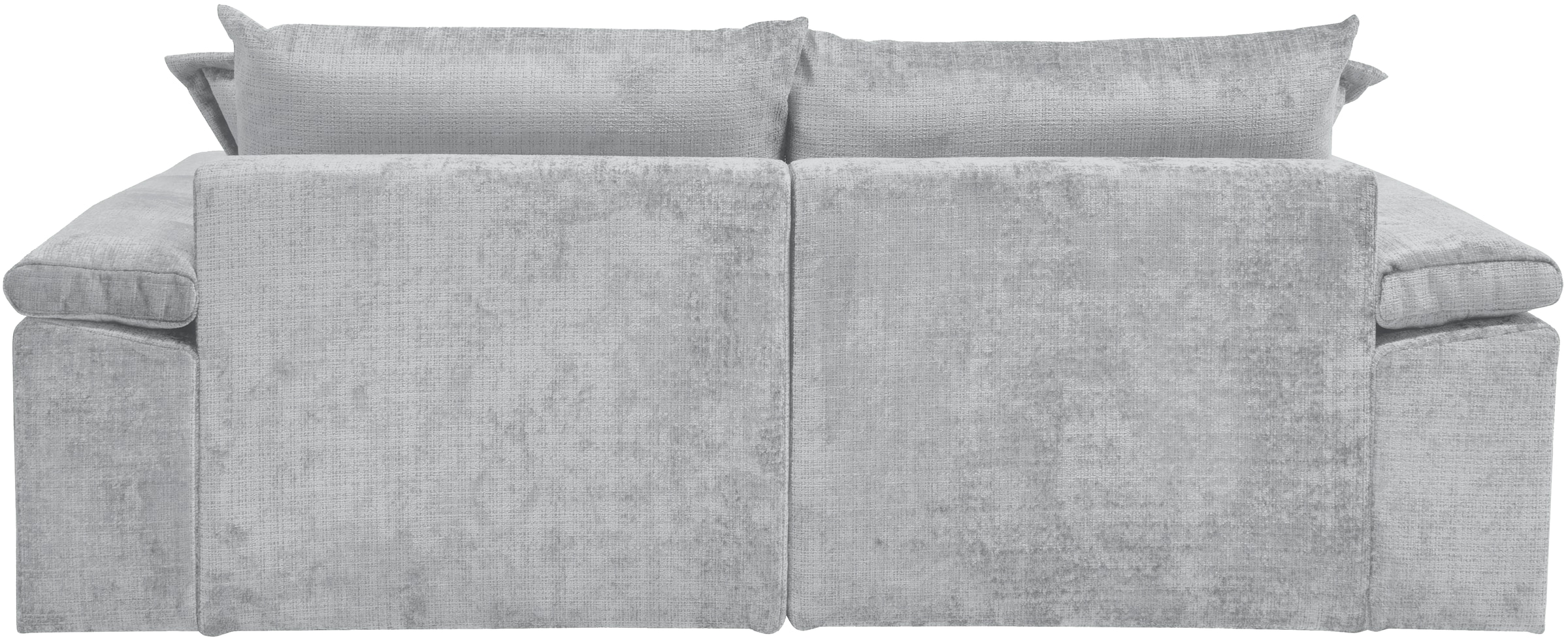 Home affaire Ecksofa »Soft&Cosy XL L-Form, B: 246 cm«, Mega-Sofa, Cord oder Chenille-Struktur, mit Federkern & 4 Zierkissen