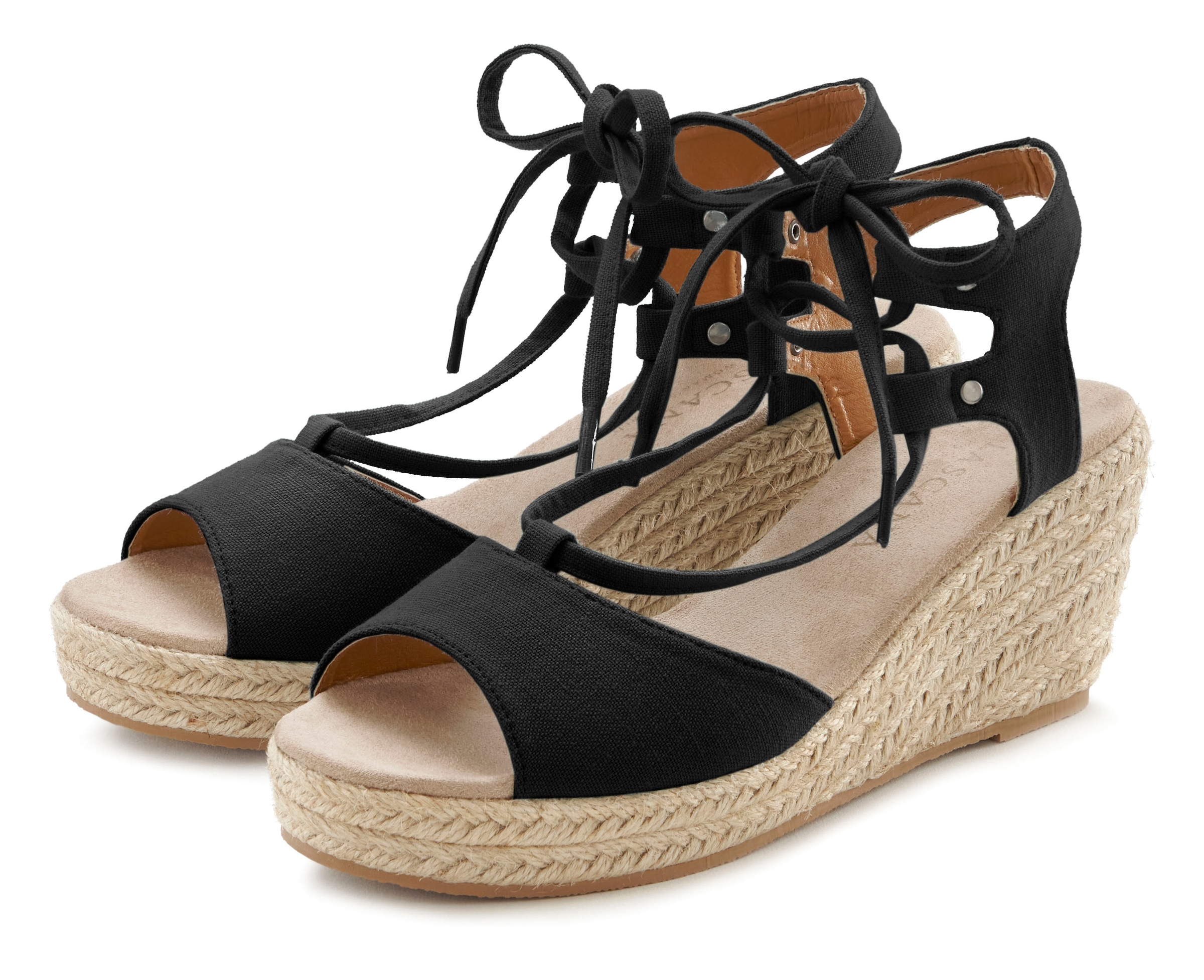 LASCANA Keilsandalette "Sommerschuh, offener Schuh, Sandale, Sandalette," m günstig online kaufen