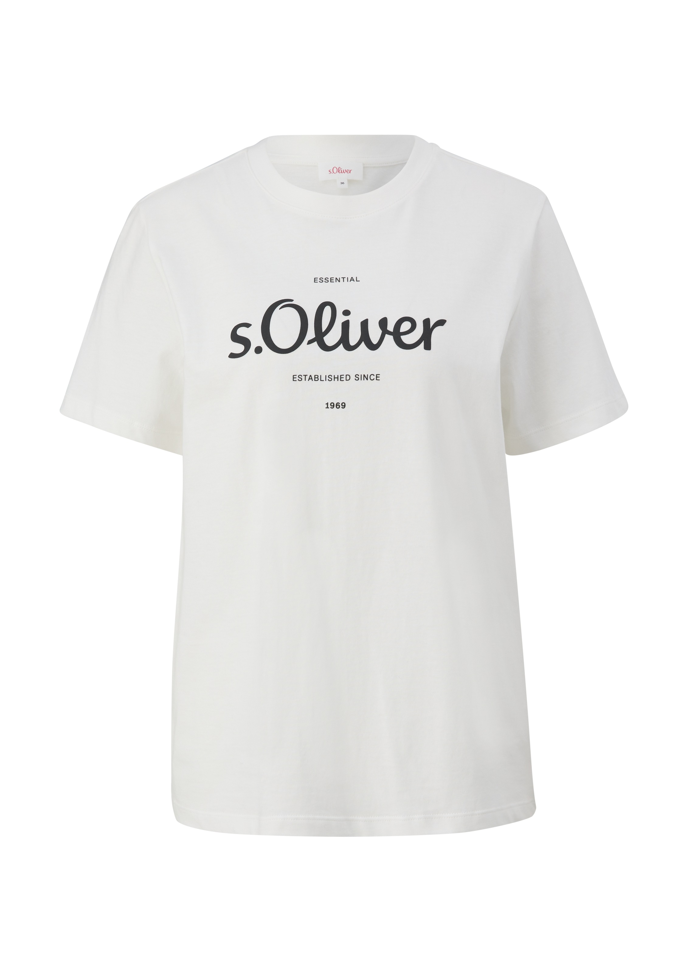 s.Oliver T-Shirt, mit kaufen BAUR | Logodruck vorne