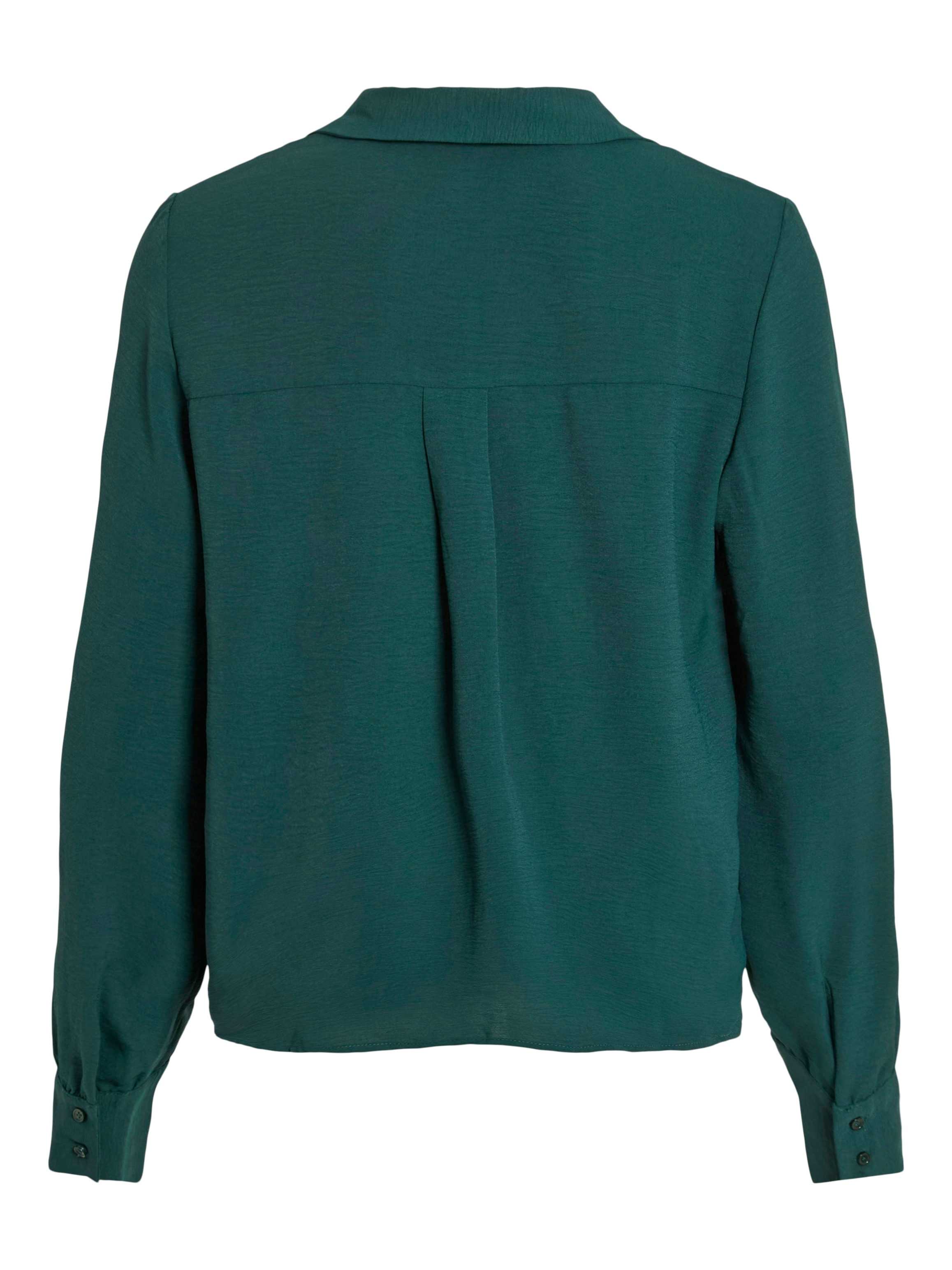 Vila Langarmbluse »VIJOSA L/S V-NECK SHIRT - NOOS«