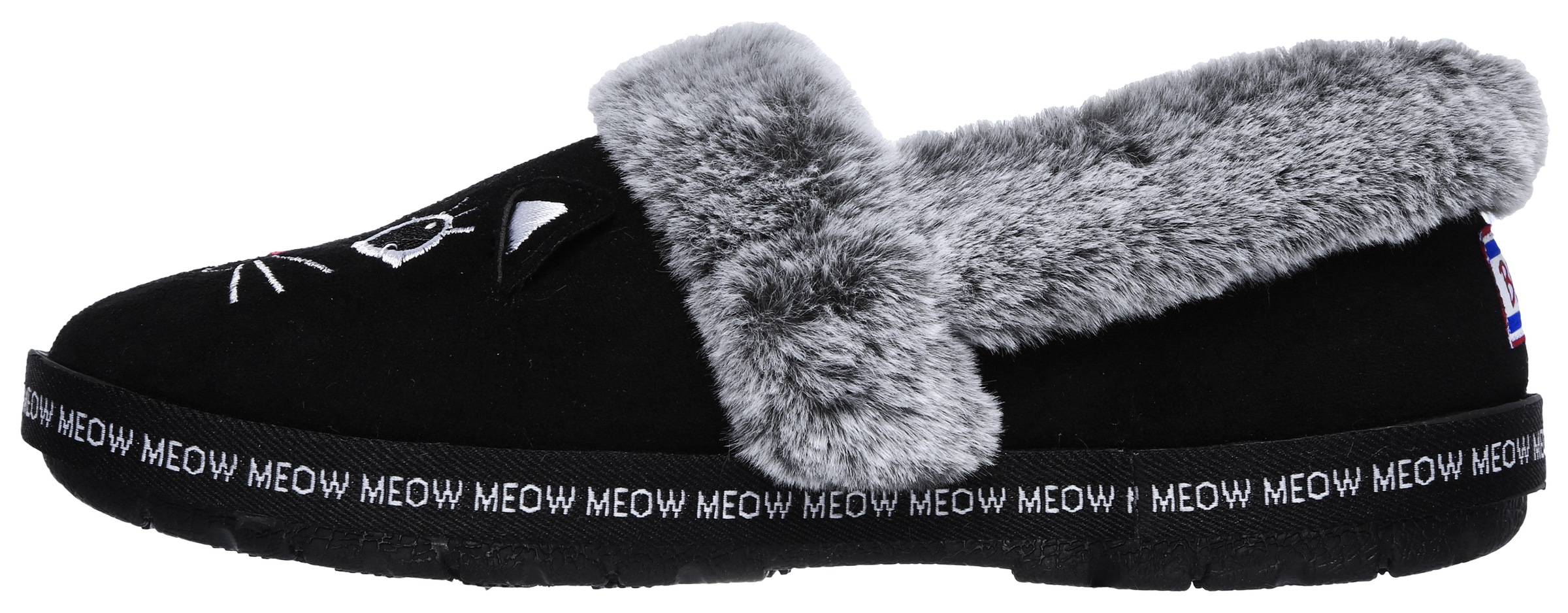 Thumbnail - Skechers Pantoffel "TOO COZY MEOW PAJAMAS" Hausschuh mit gesticktem Katzengesicht
