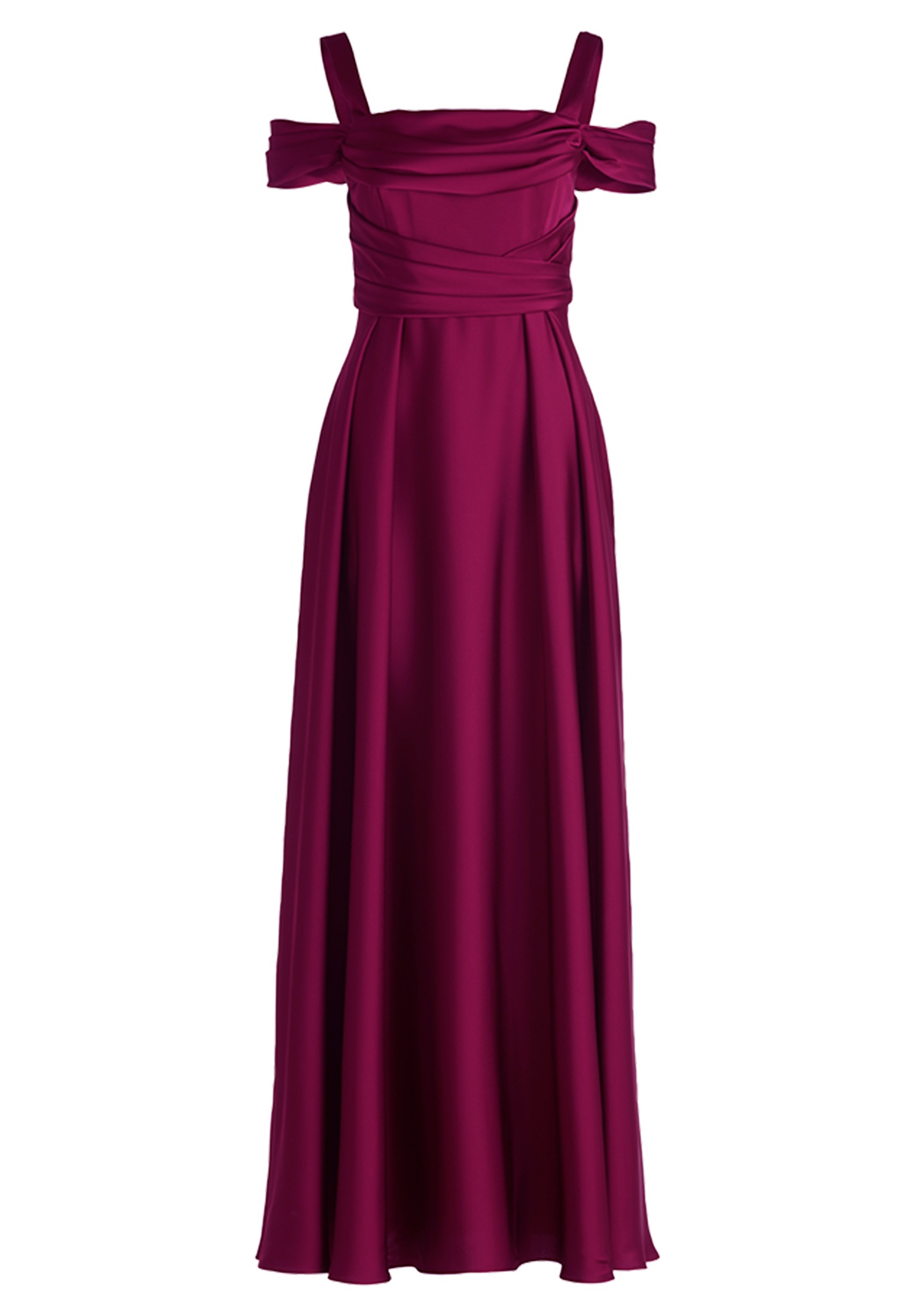 Vera Mont Abendkleid "Damen Abendkleid schulterfrei" Nahttasche günstig online kaufen