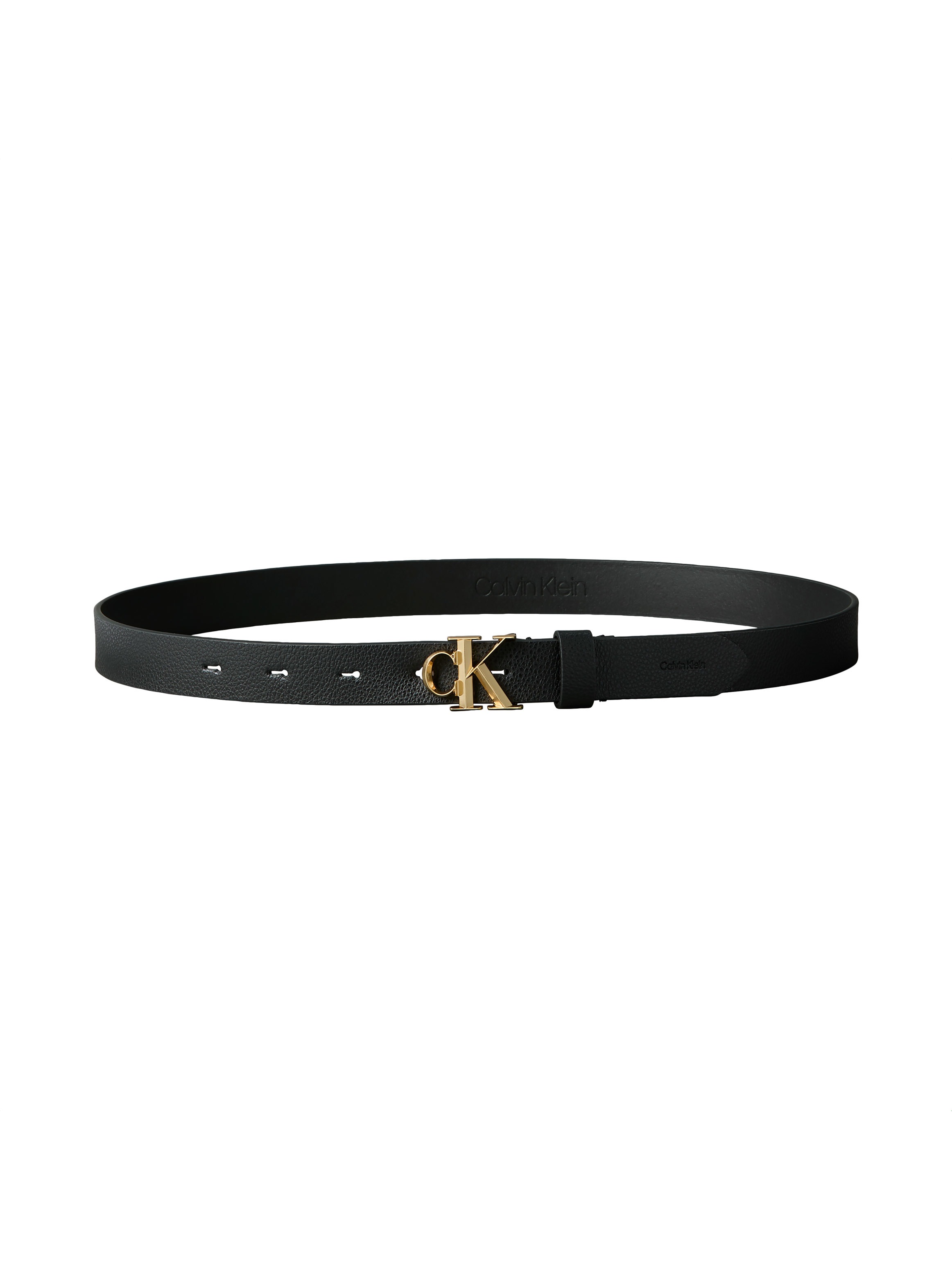 Calvin Klein Ledergürtel "FACTED CK BUCKLE 25MM PEBBLE" Größenverstellbar m günstig online kaufen