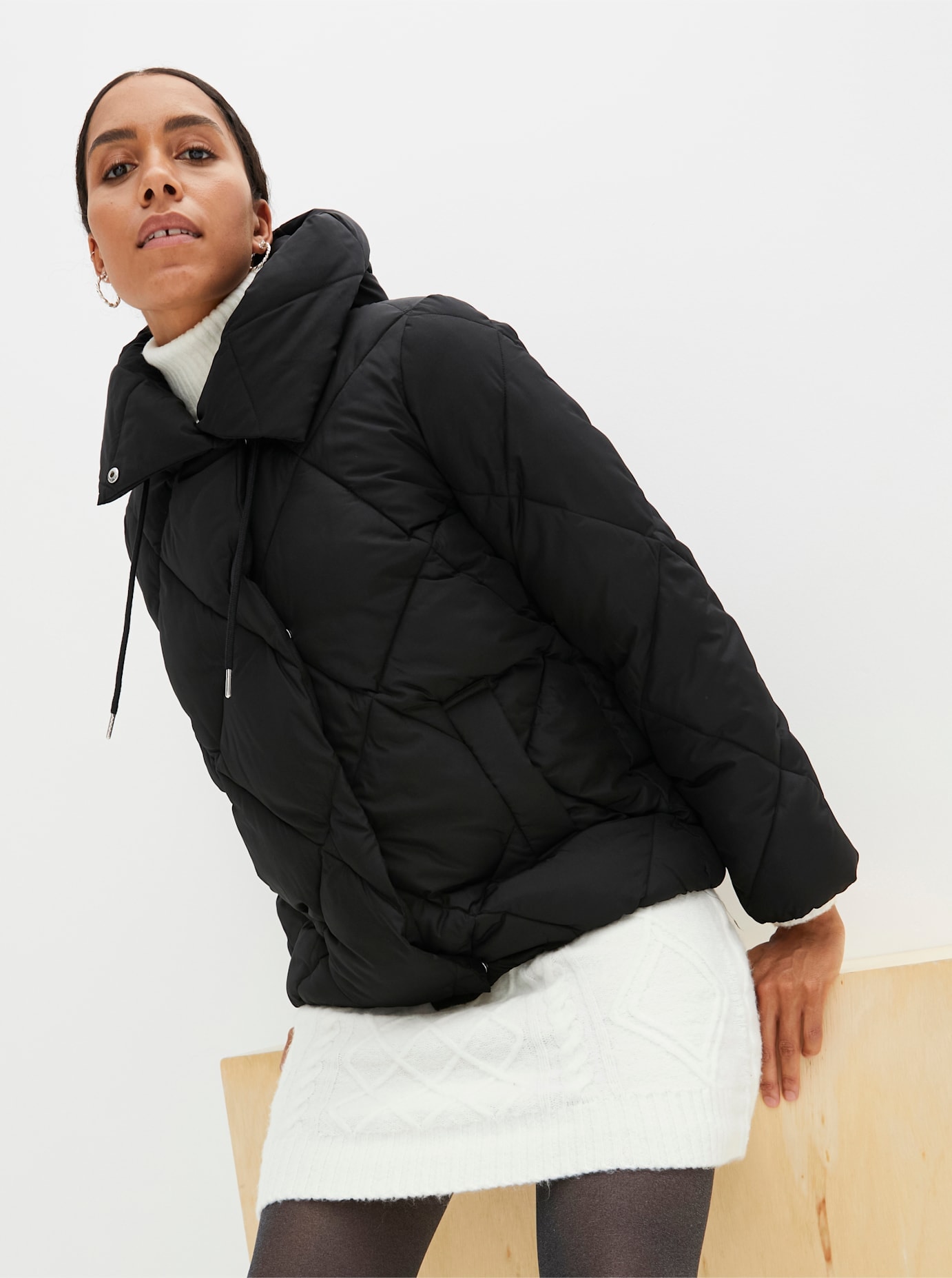 Inspirationen Steppjacke mit Kapuze
