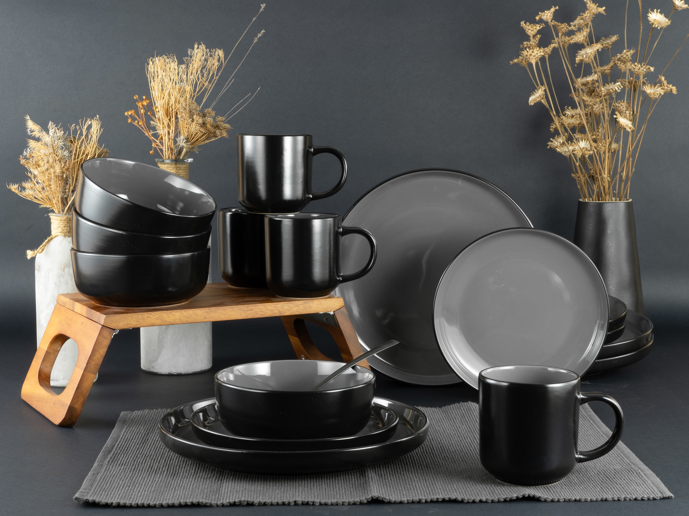 my home Kombiservice "modernes Geschirr-Set, Service Östra Greda" hohe Halt günstig online kaufen