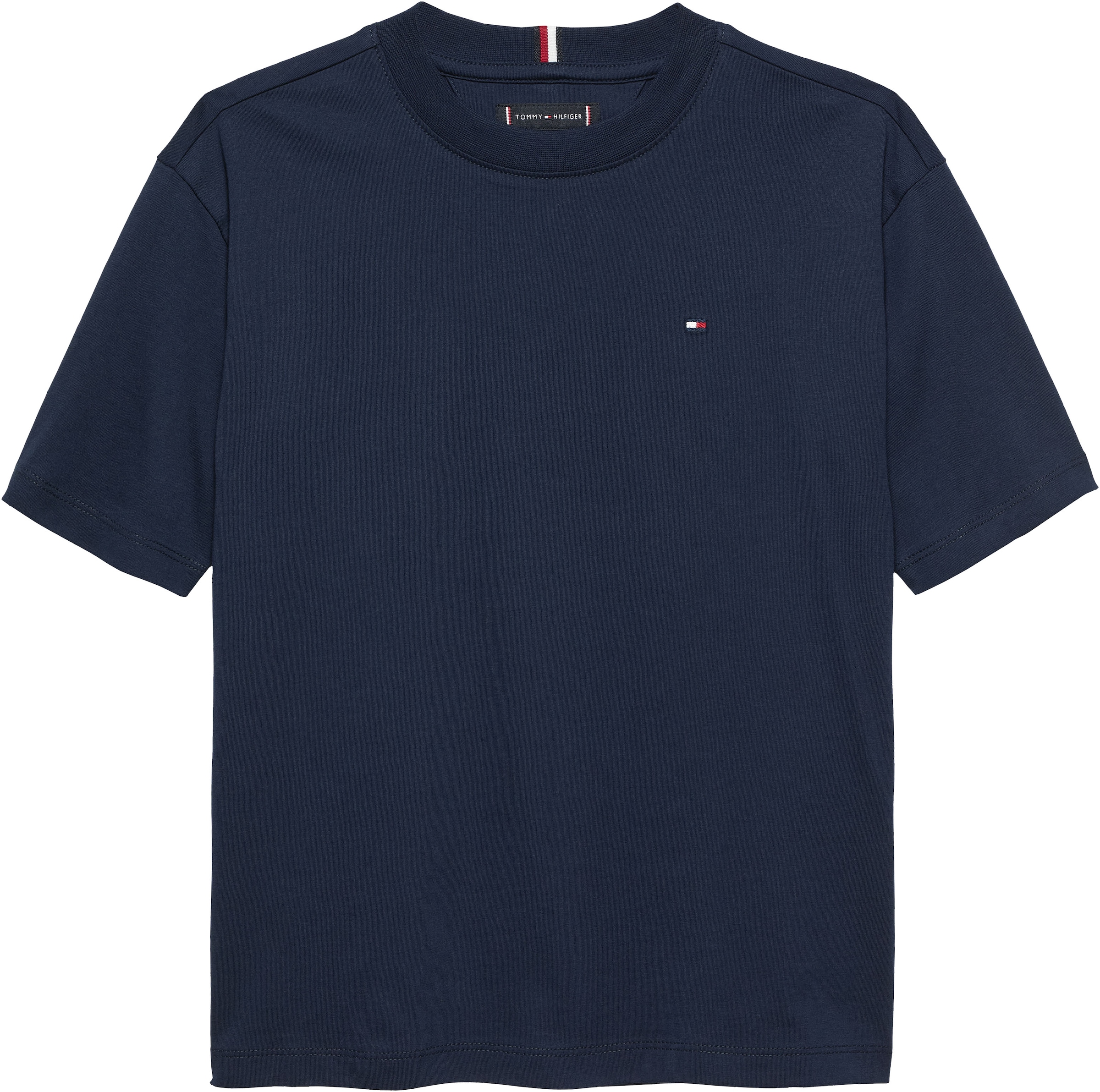 Tommy Hilfiger T-Shirt »ESSENTIAL ARCHIVE FIT TEE SS« Kinder bis 16 Jahre, Rundhals, Logostickerei