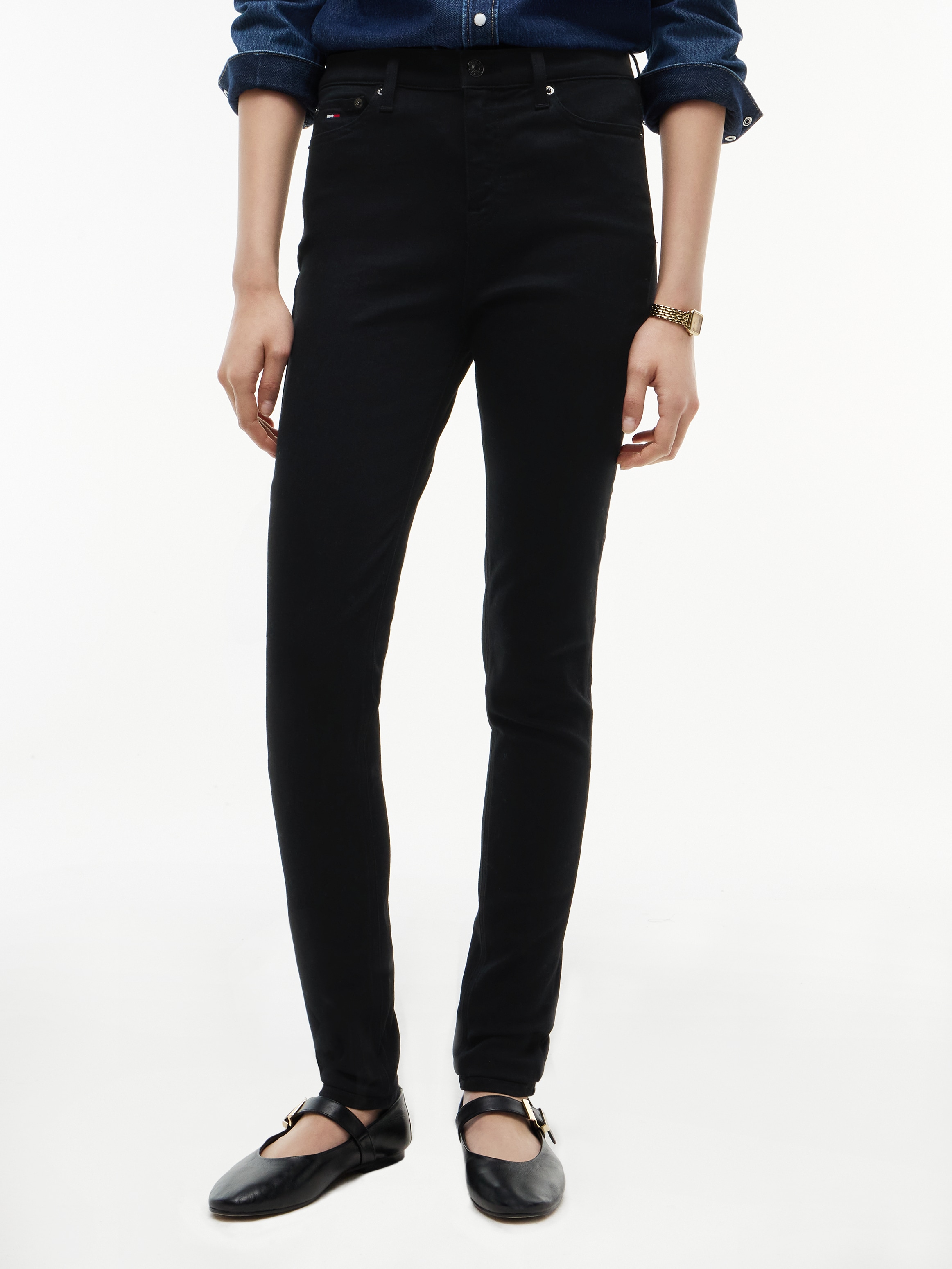 Tommy Jeans Skinny-fit-Jeans "NORA MD SKN" mit Stretchanteil, Mid Rise