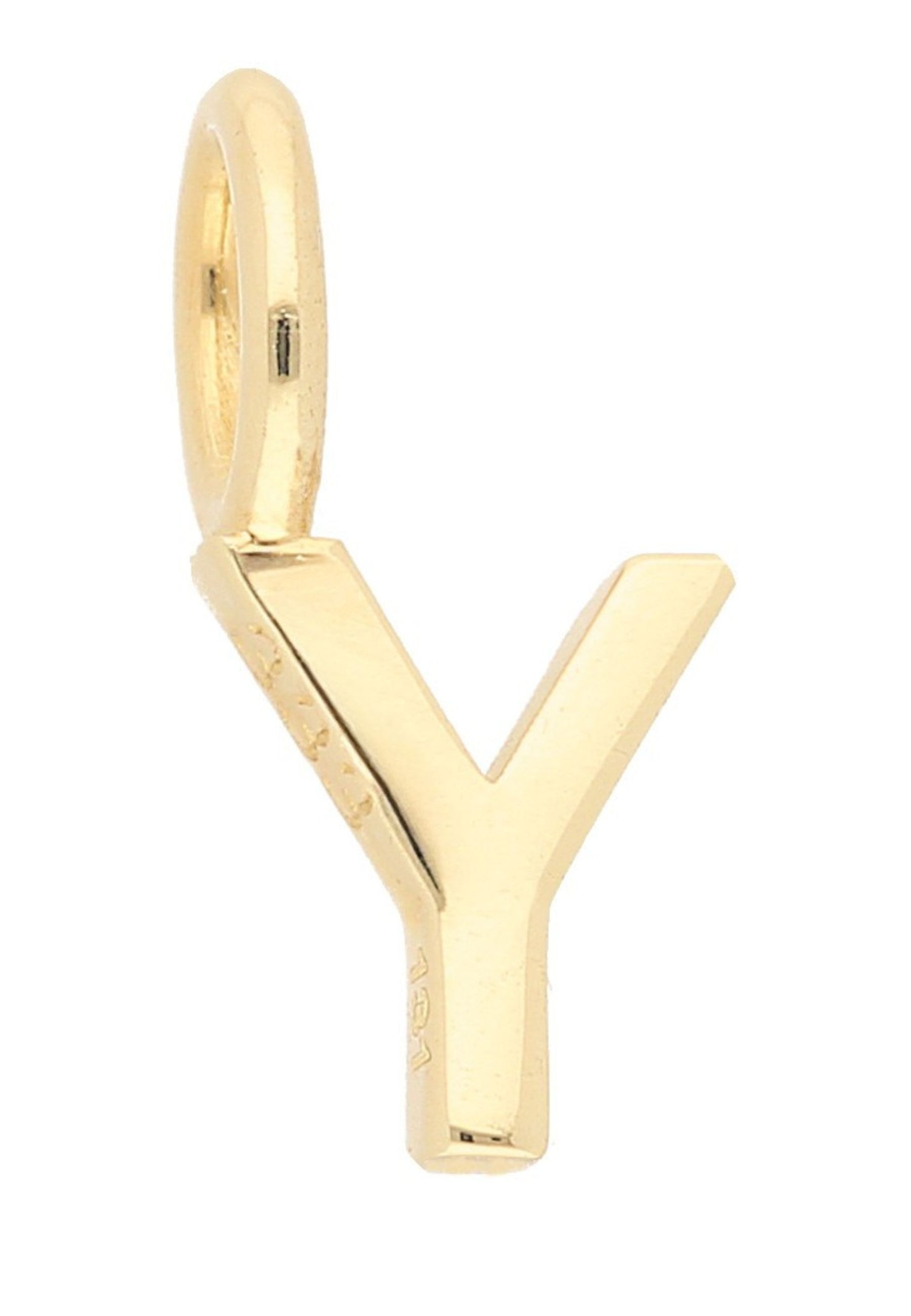ADELIA ́S Damen Buchstabenanhänger "Damen & Herren 333 Gold Buchstabenanhänger Y", Gold, gold, Gold, Schmuckanhänger, für Damen & Herren