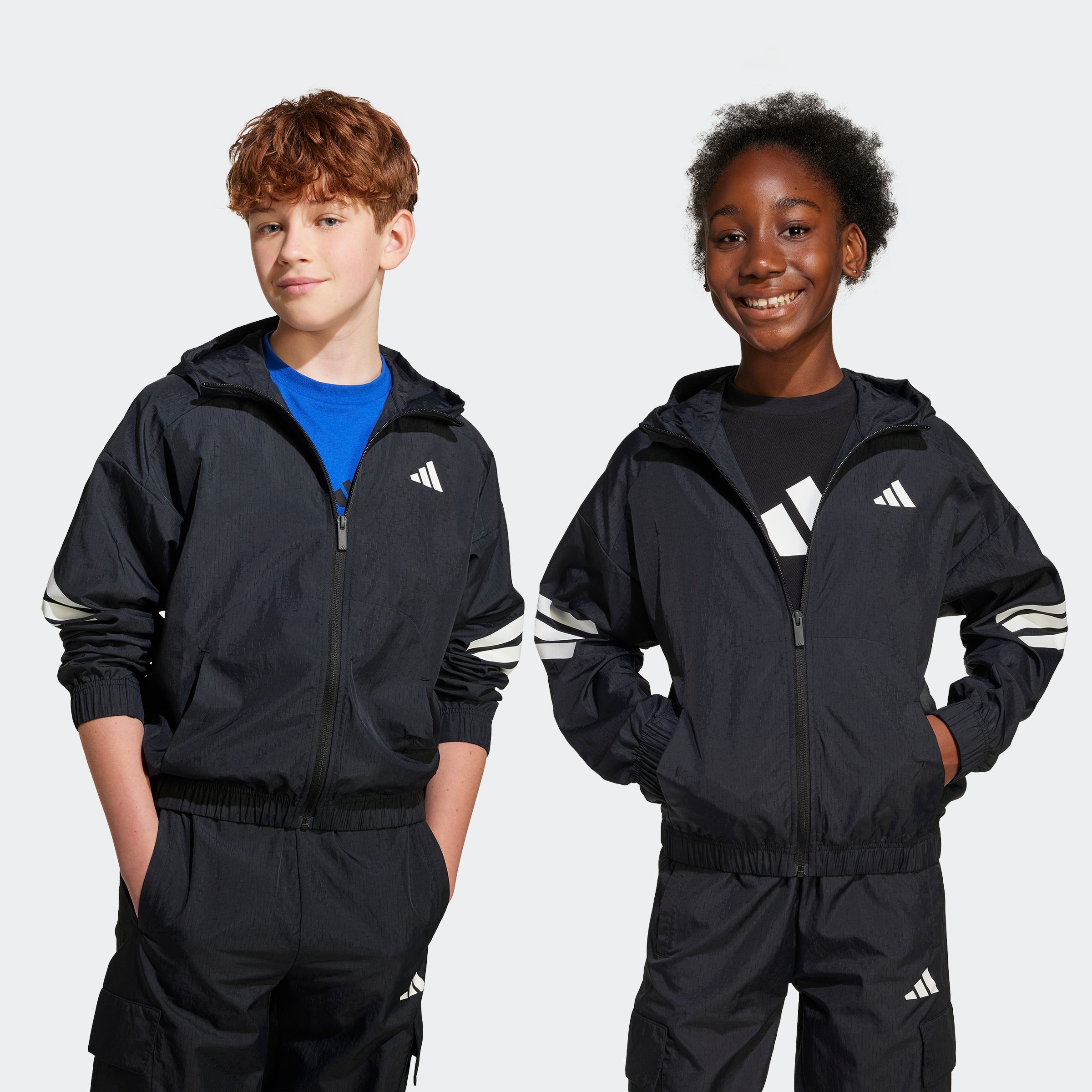 adidas Sportswear Kapuzensweatshirt "FUTURE ICONS 3-STRIPES WOVEN T KIDS"