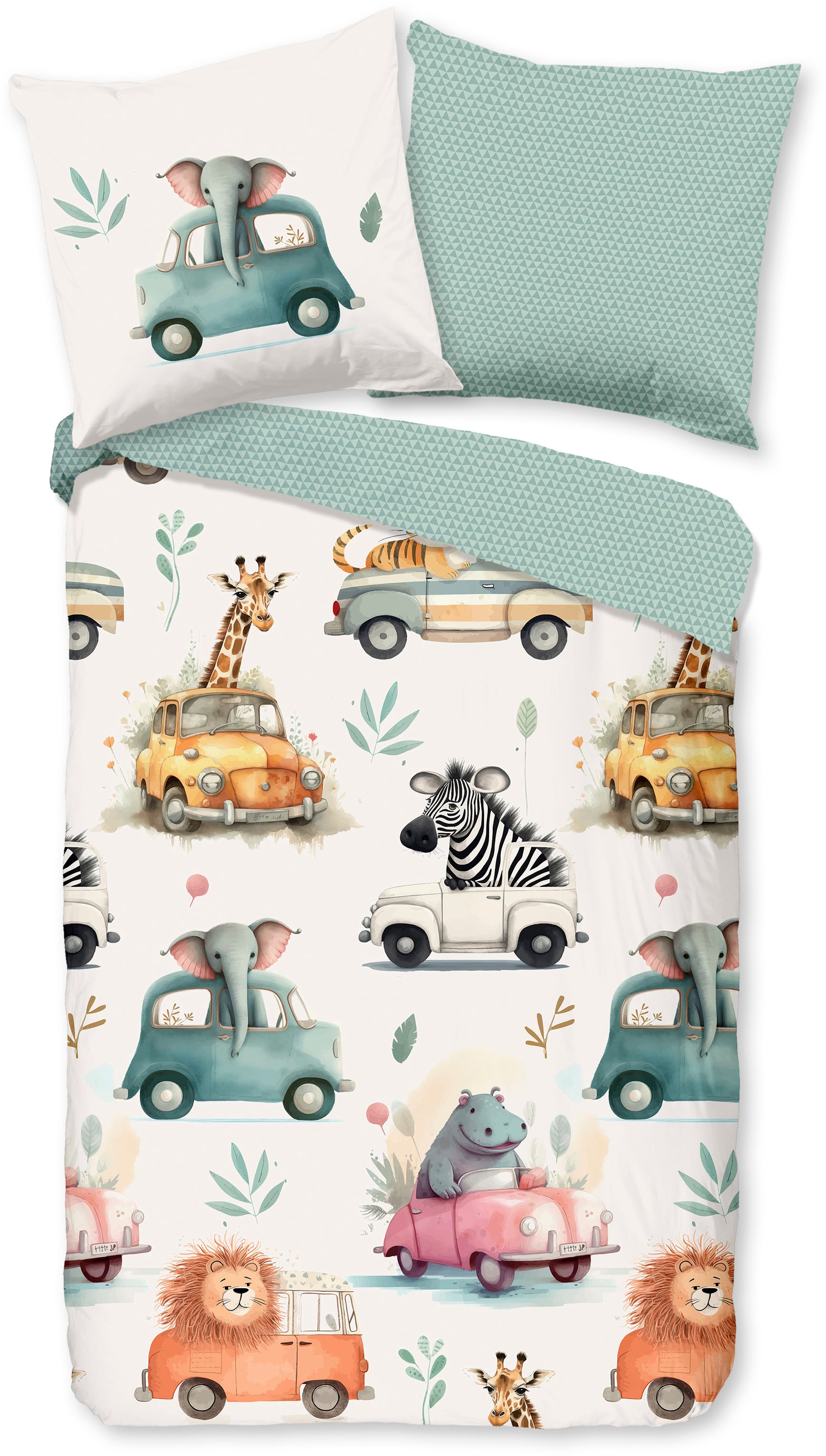 good morning Kinderbettwäsche "Gogo" 2 Stk. Baumwolle, 135x200, Reißverschl günstig online kaufen