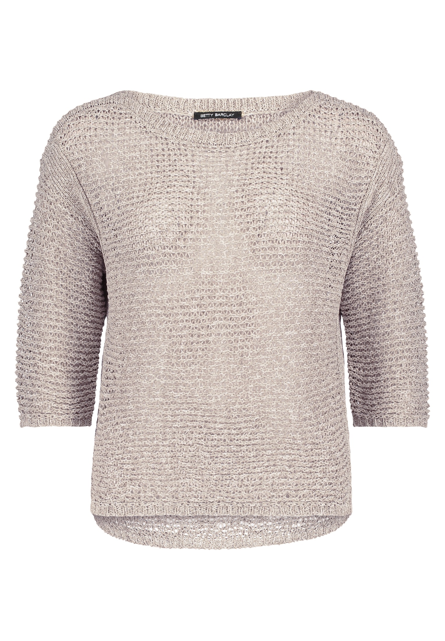 Betty Barclay Strickpullover »Betty Barclay Grobstrick-Pullover mit 3/4 Arm«, (1 tlg.), Glitzer